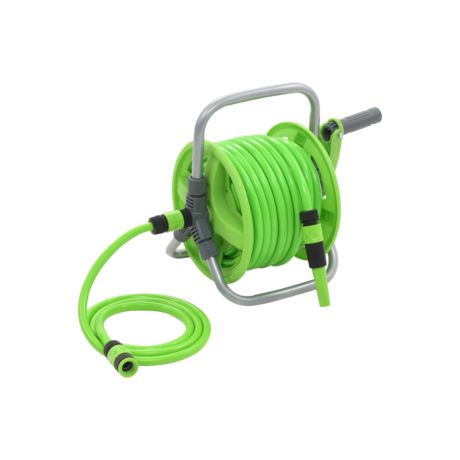 vidaXL Water Hose Reel 65.6'+6'