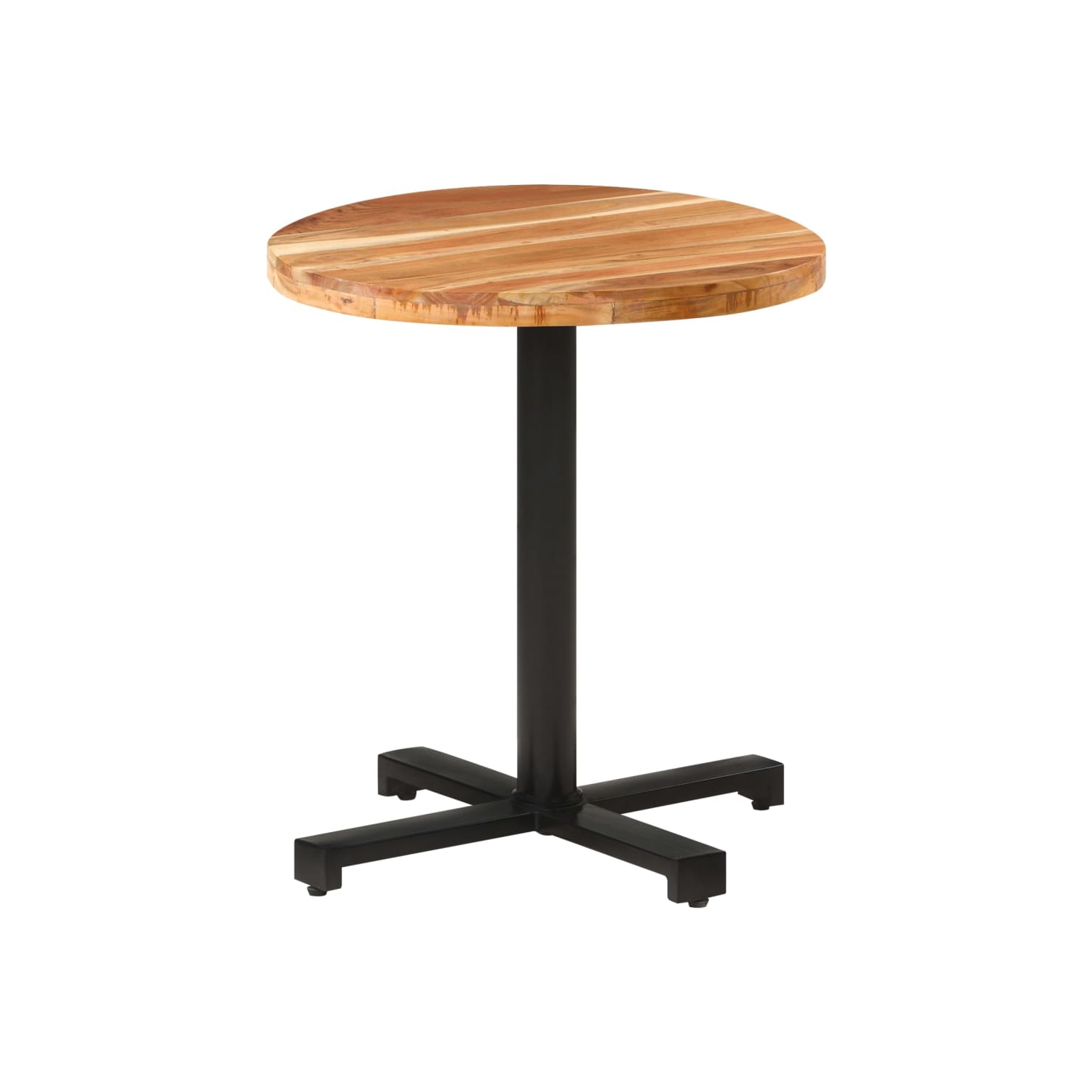 vidaXL Bistro Table Round Ø27.5"x29.5" Solid Acacia Wood