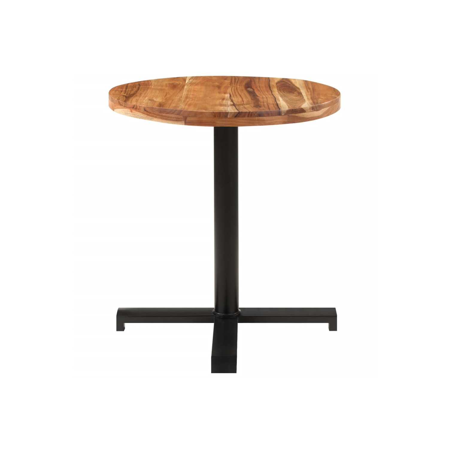 vidaXL Bistro Table Round Ø27.5"x29.5" Solid Acacia Wood