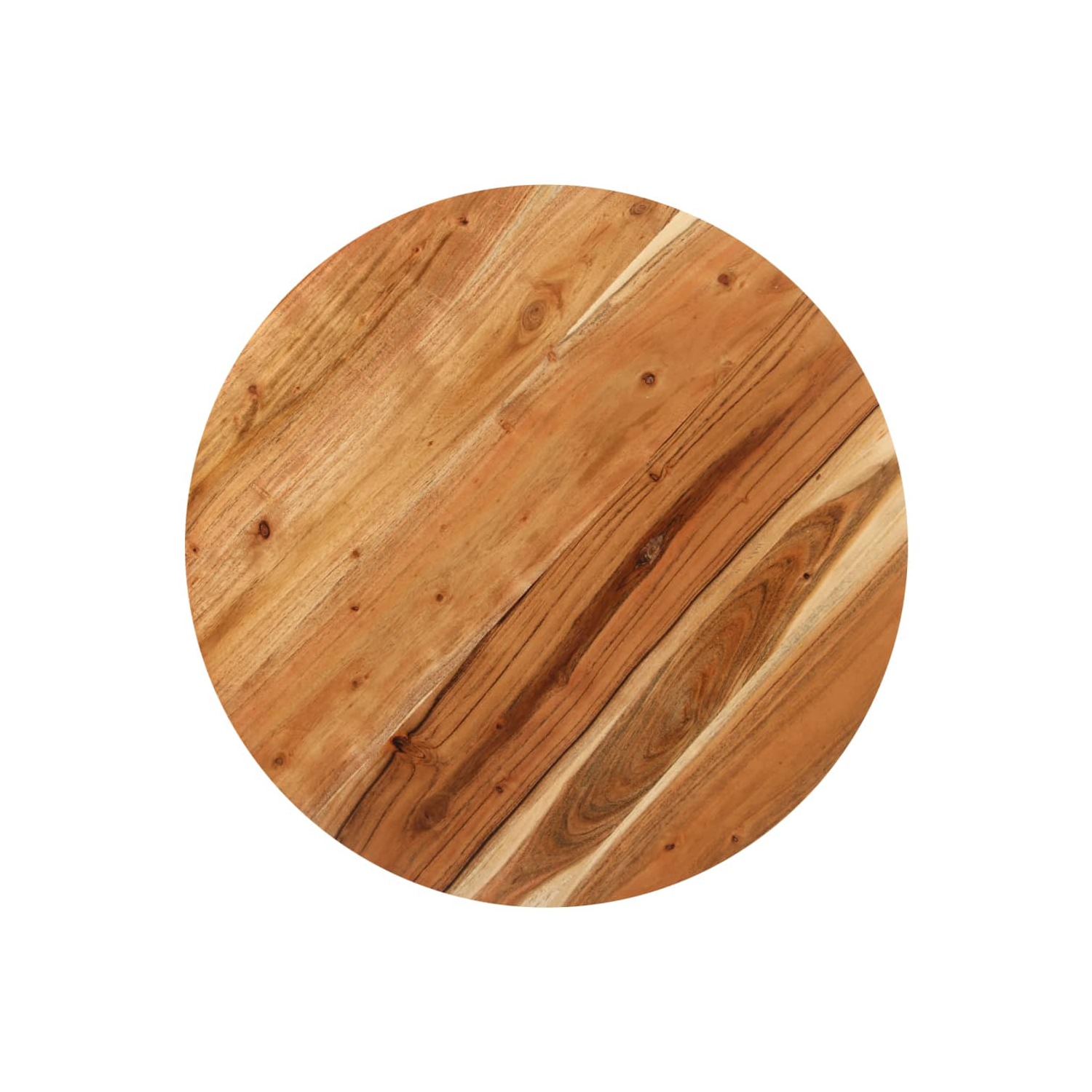 vidaXL Bistro Table Round Ø27.5"x29.5" Solid Acacia Wood