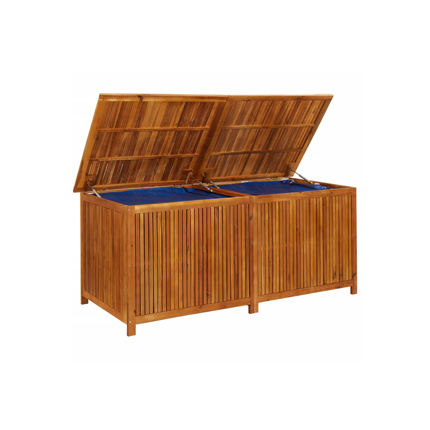 vidaXL Patio Storage Box 68.8"x31.4"x29.5" Solid Acacia Wood