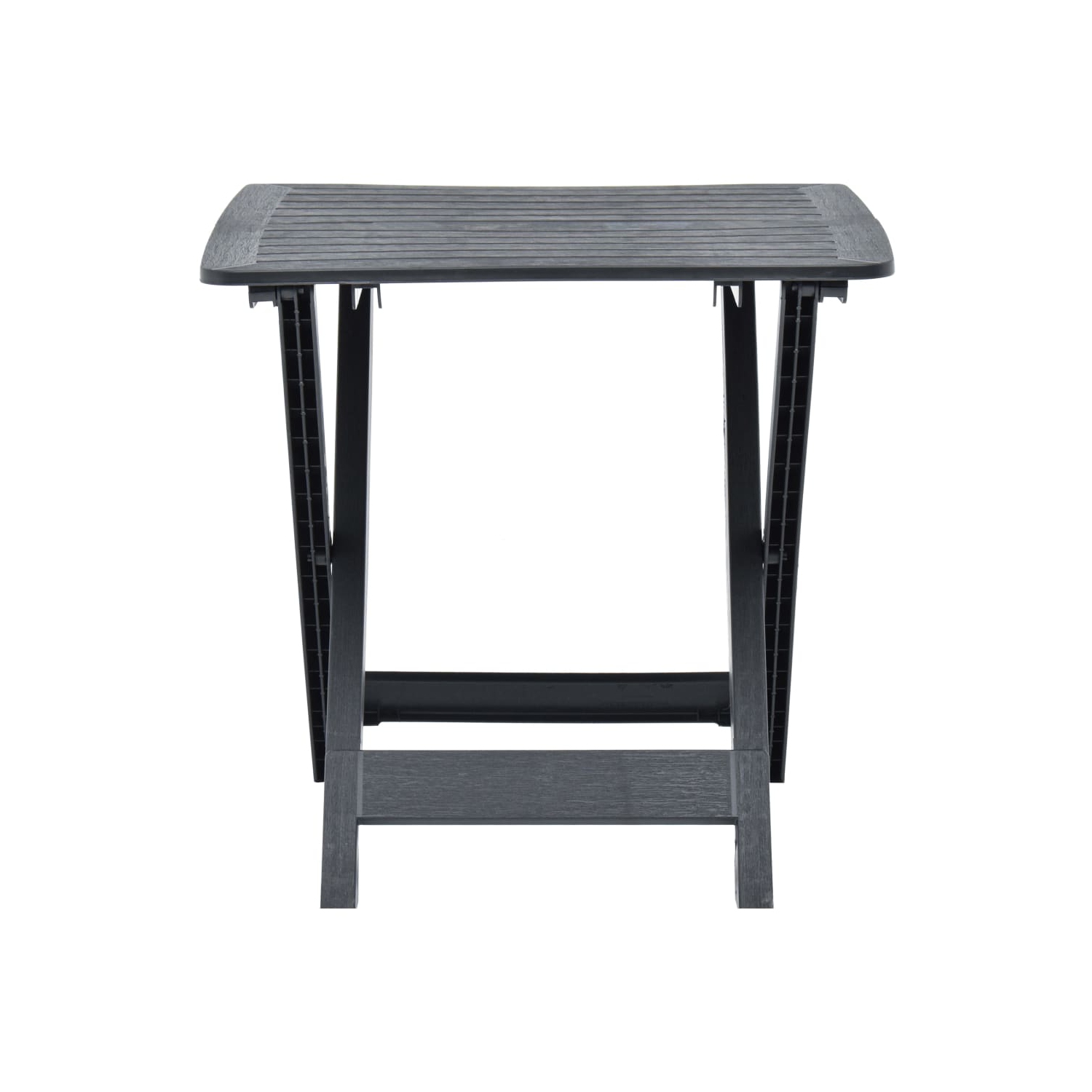 Table de jardin pliante anthracite VidaXL en plastique de 79 x 72 x 70 po