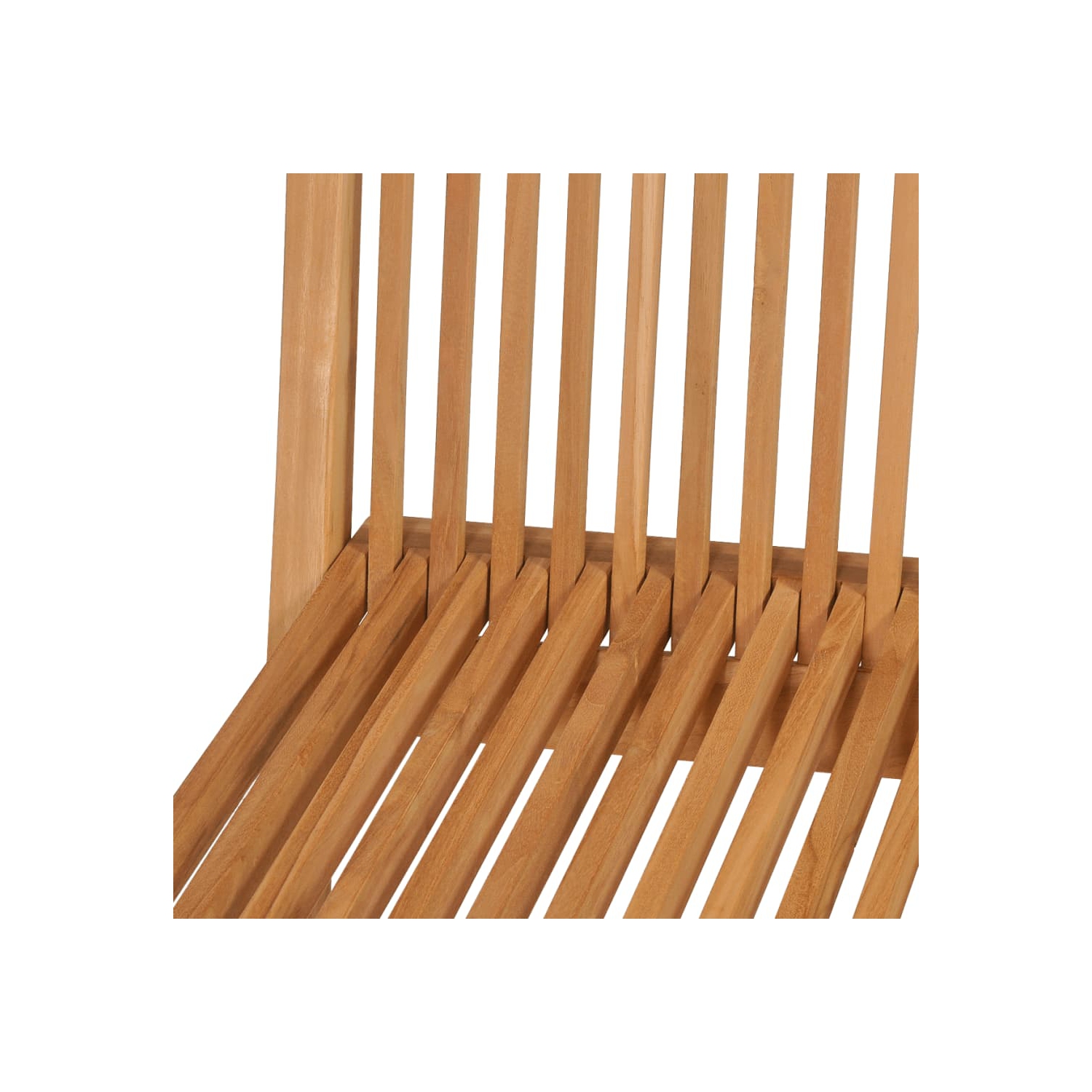 vidaXL 5 Piece Patio Dining Set Solid Teak Wood