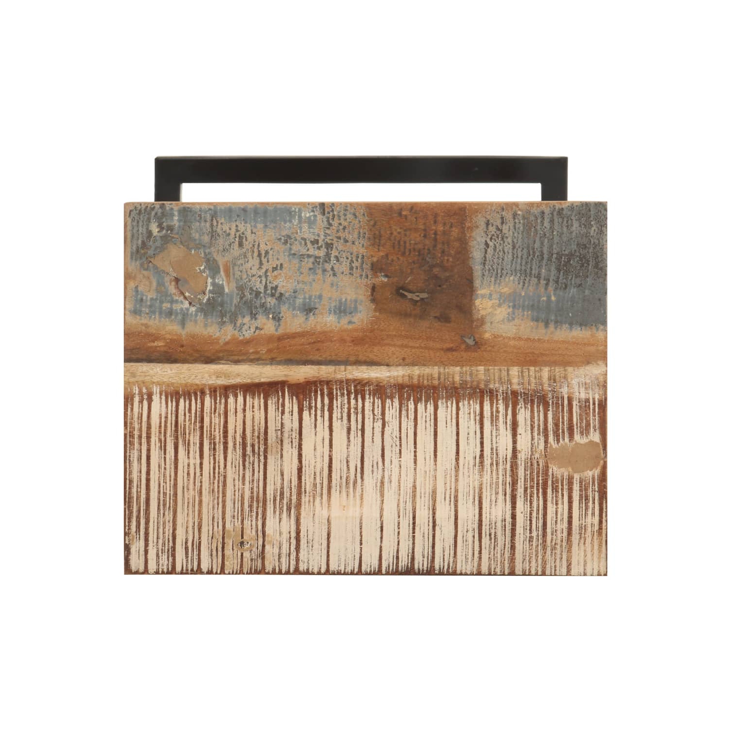 vidaXL Side Tables 2 pcs 12.4"x9.6"x25.4" Solid Reclaimed Wood