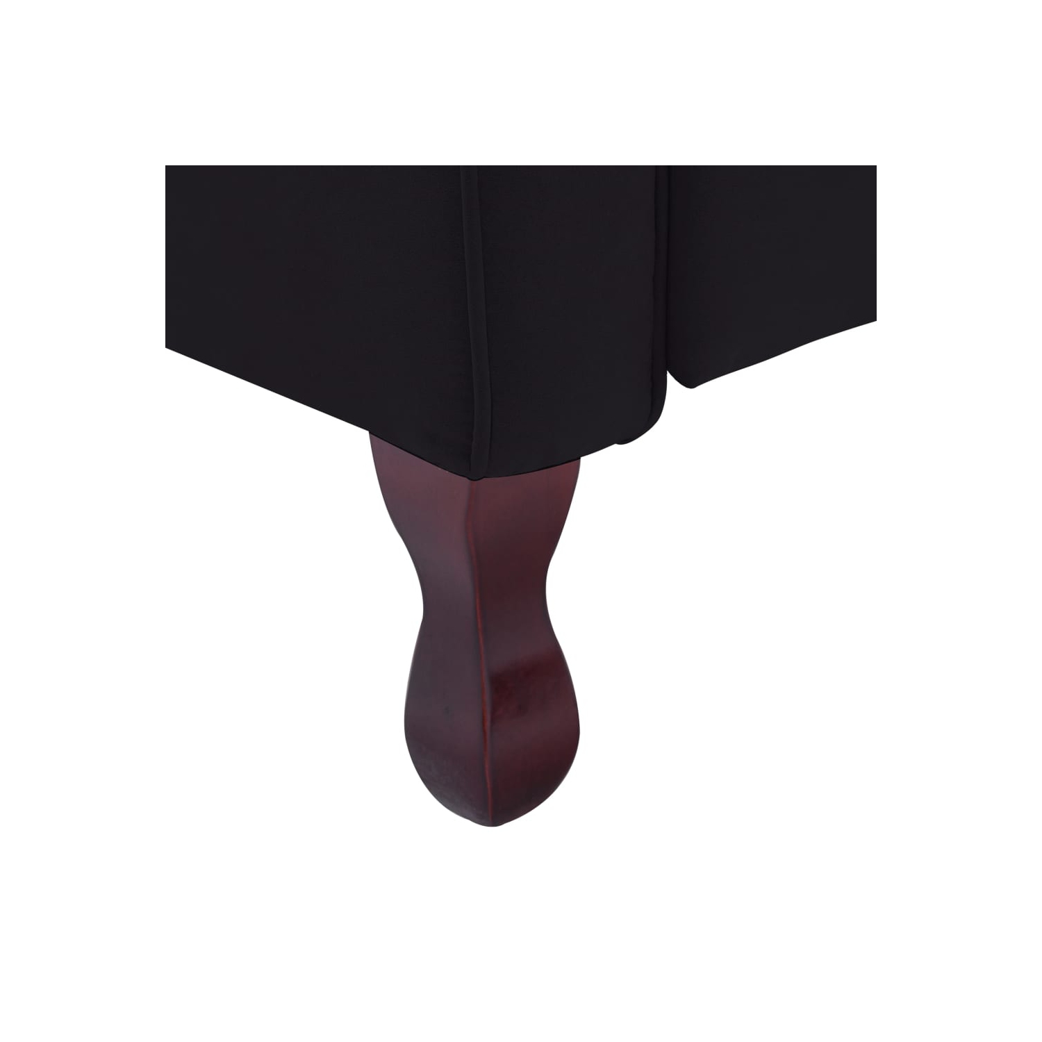 Fauteuil inclinable VidaXL en tissu noir