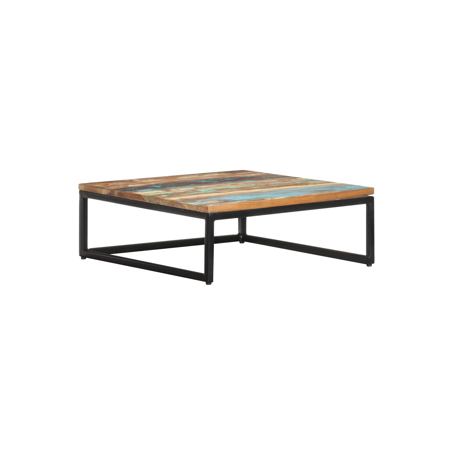 vidaXL Nesting Coffee Tables 2 pcs Solid Reclaimed Wood