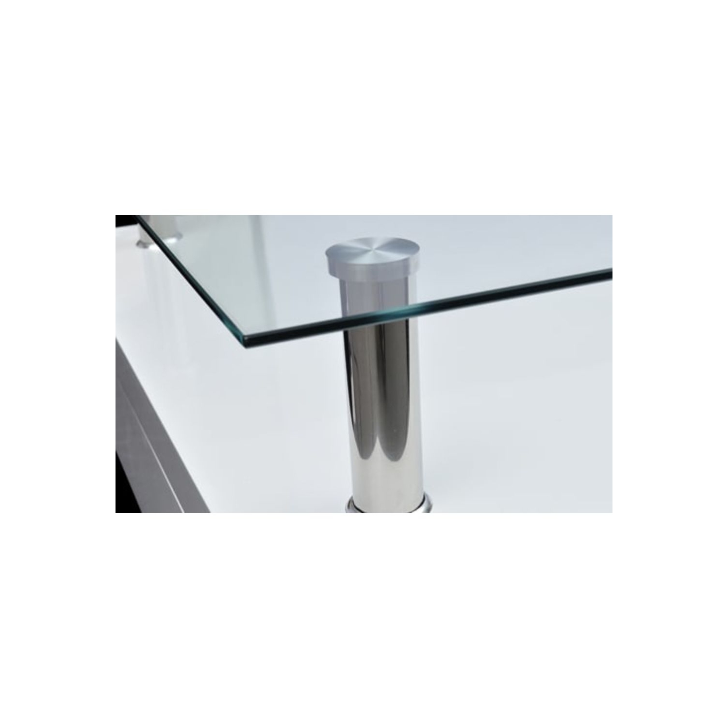 vidaXL Coffee Table with Glass Top White