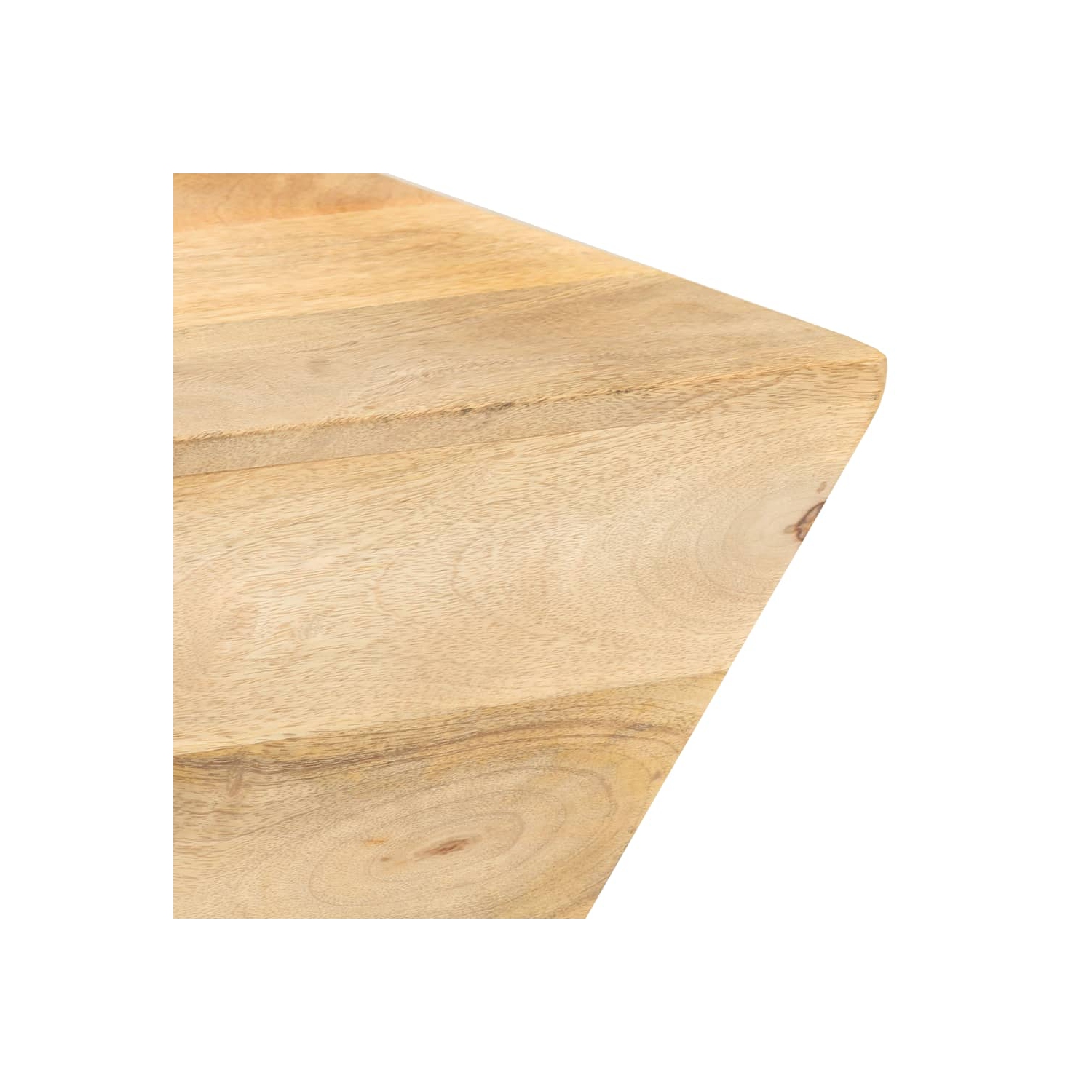 vidaXL Coffee Table V-shape 26"x26"x11.8" Solid Mango Wood