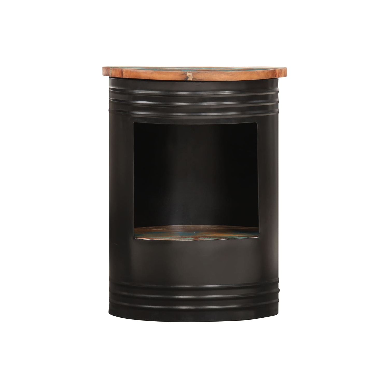 vidaXL Coffee Table 16.9"x21.7" Solid Reclaimed Wood