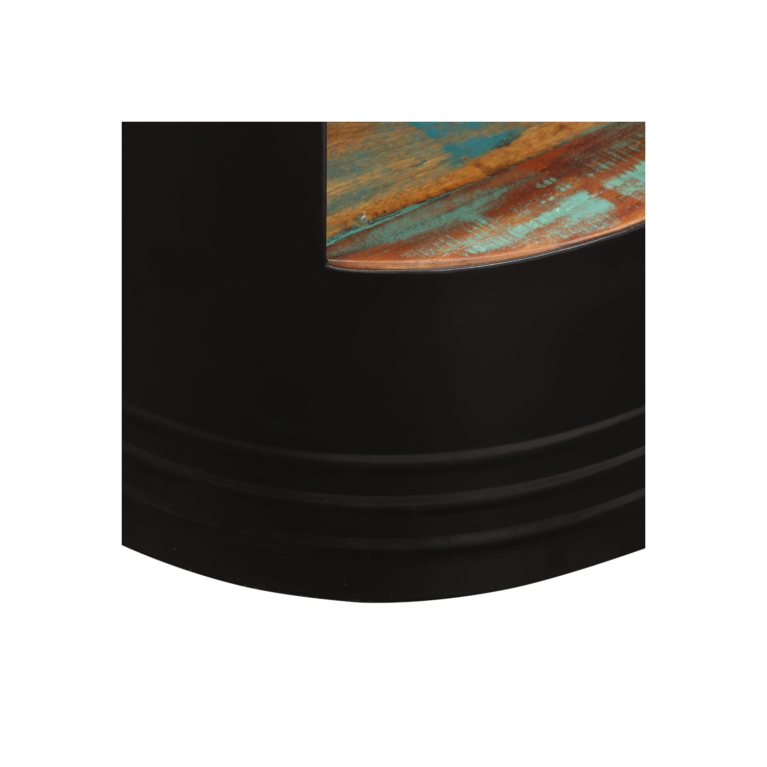 vidaXL Coffee Table 16.9"x21.7" Solid Reclaimed Wood