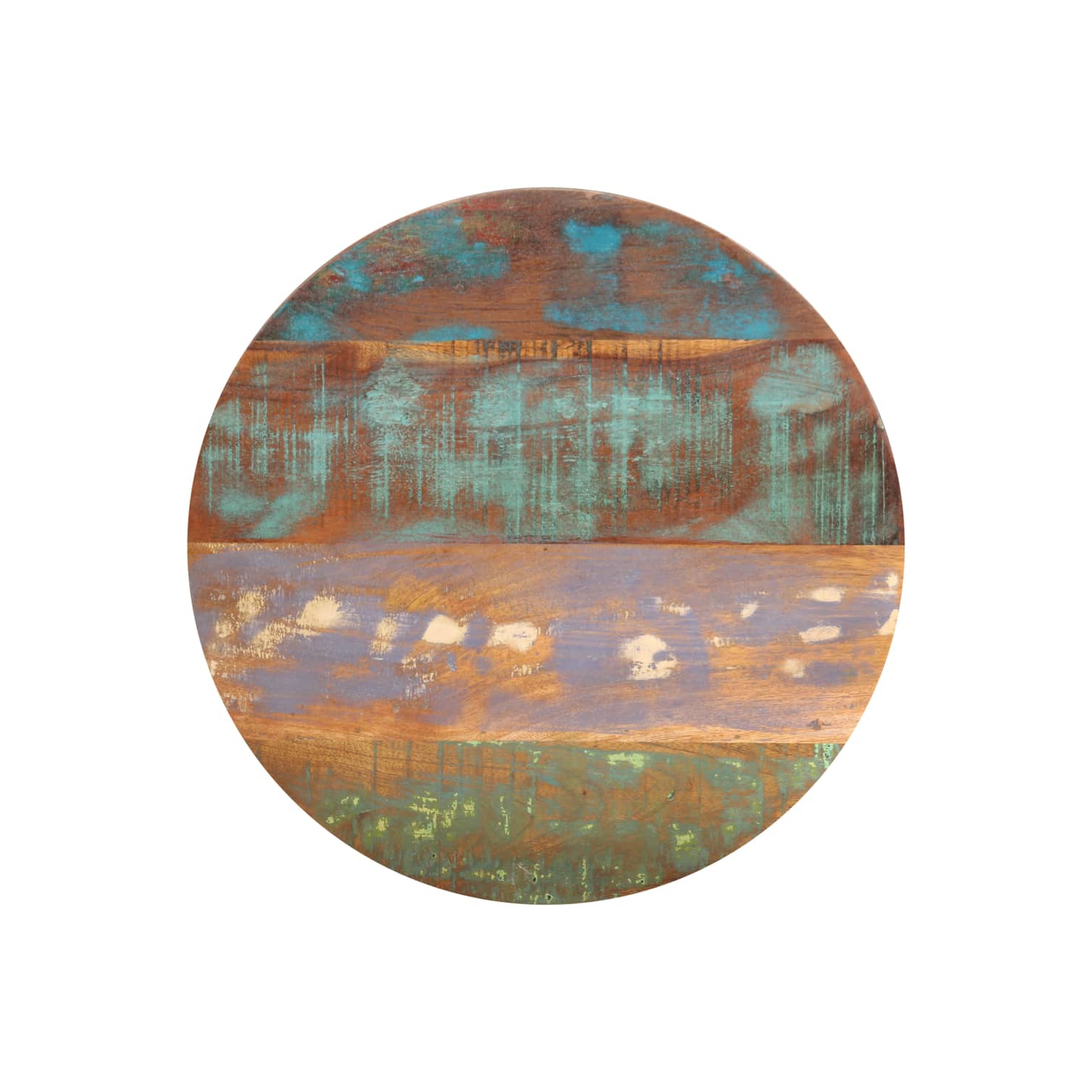 vidaXL Coffee Table 16.9"x21.7" Solid Reclaimed Wood