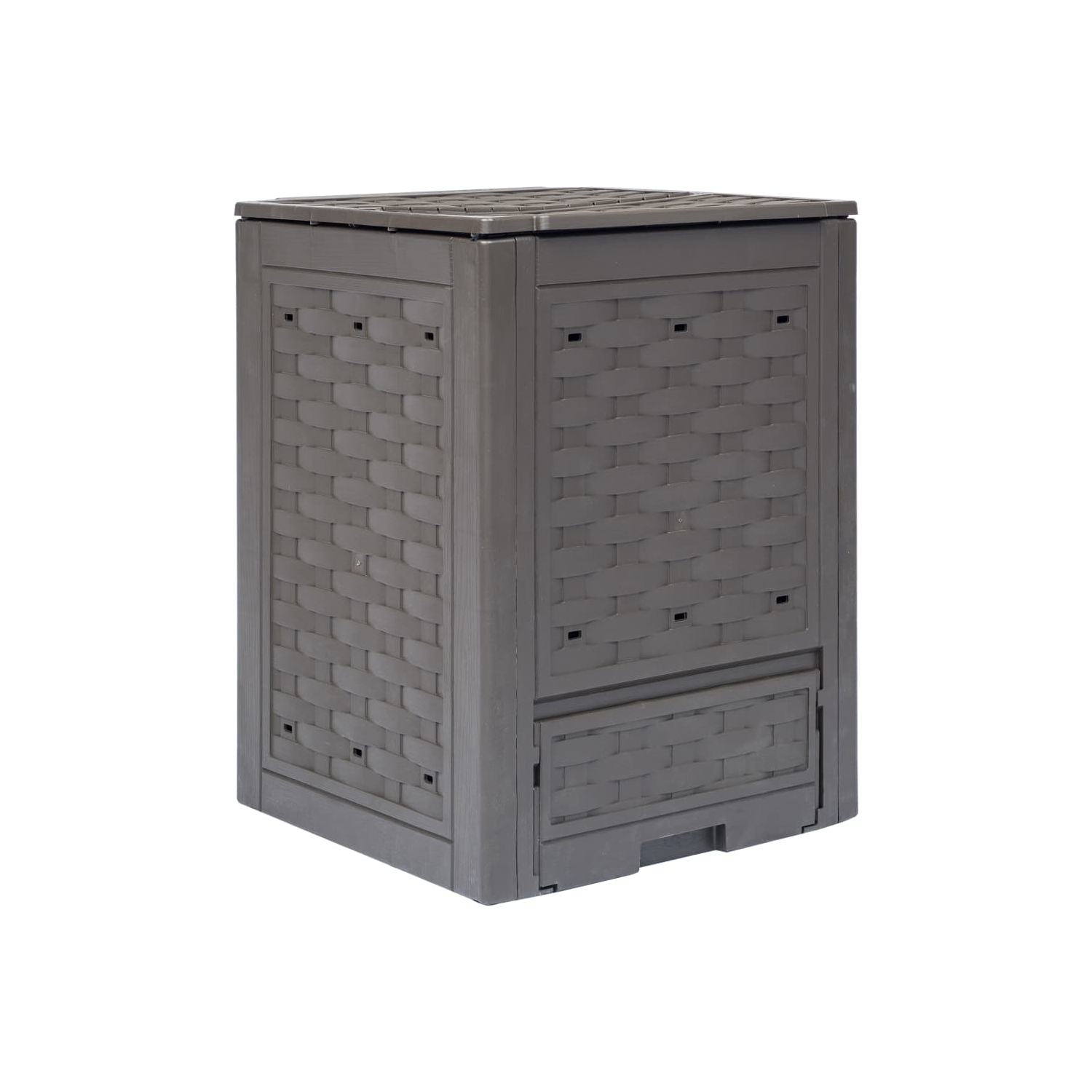 vidaXL Garden Composter Brown 23.6“x23.6”x32.7“ 79.3 gal