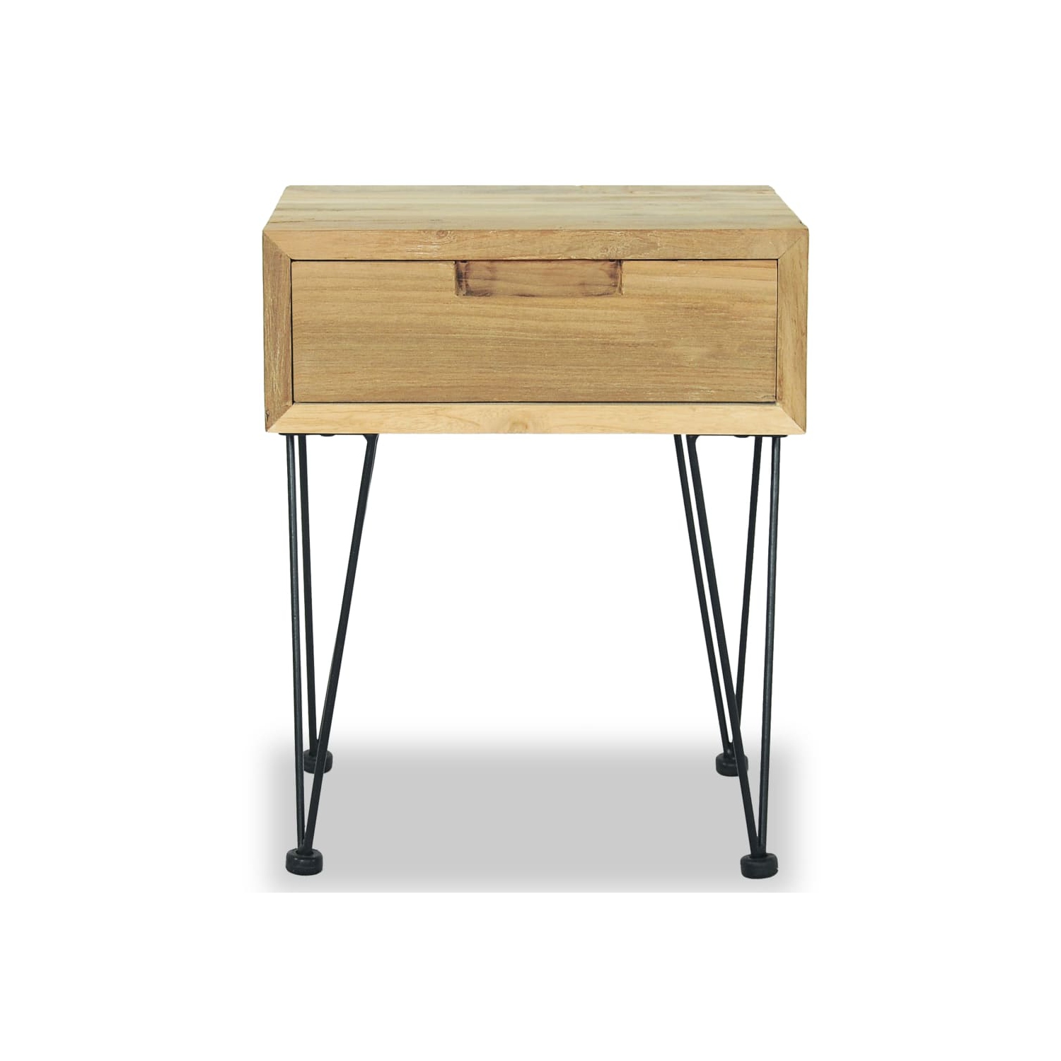 vidaXL Bedside Cabinets 2 pcs 15.7"x11.8"x19.7" Solid Teak