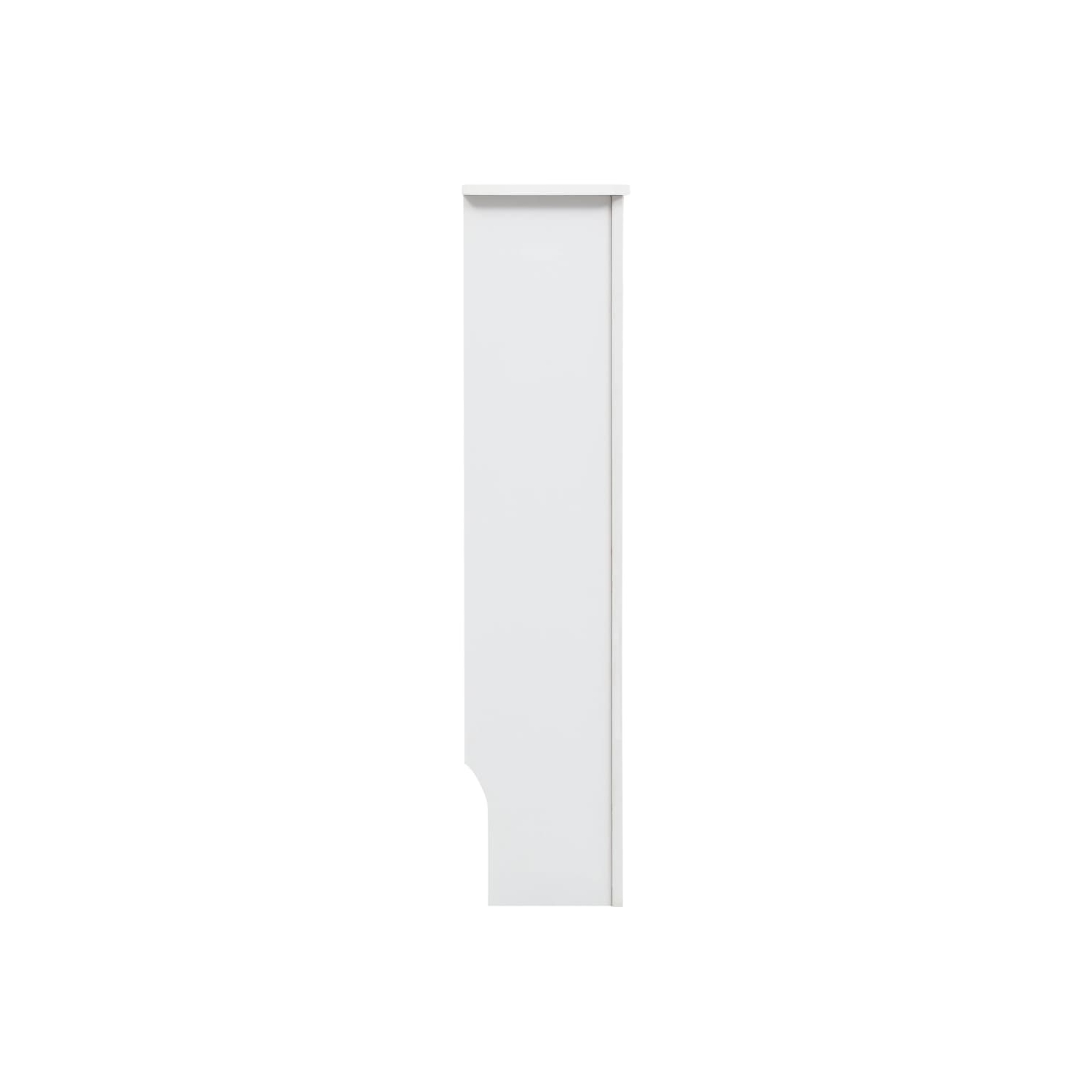 vidaXL Radiator Covers 2 pcs White 44.1"x7.5"x32.1" MDF