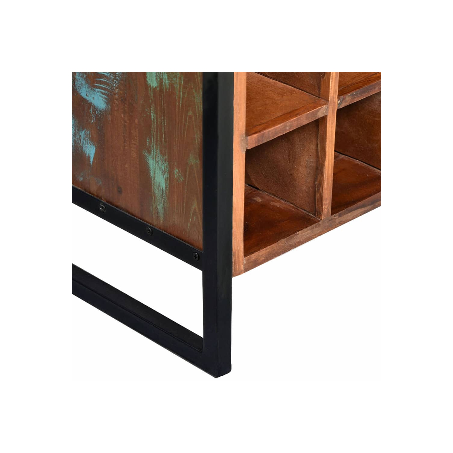 vidaXL Wine Rack for 16 Bottles Solid Reclaimed Wood