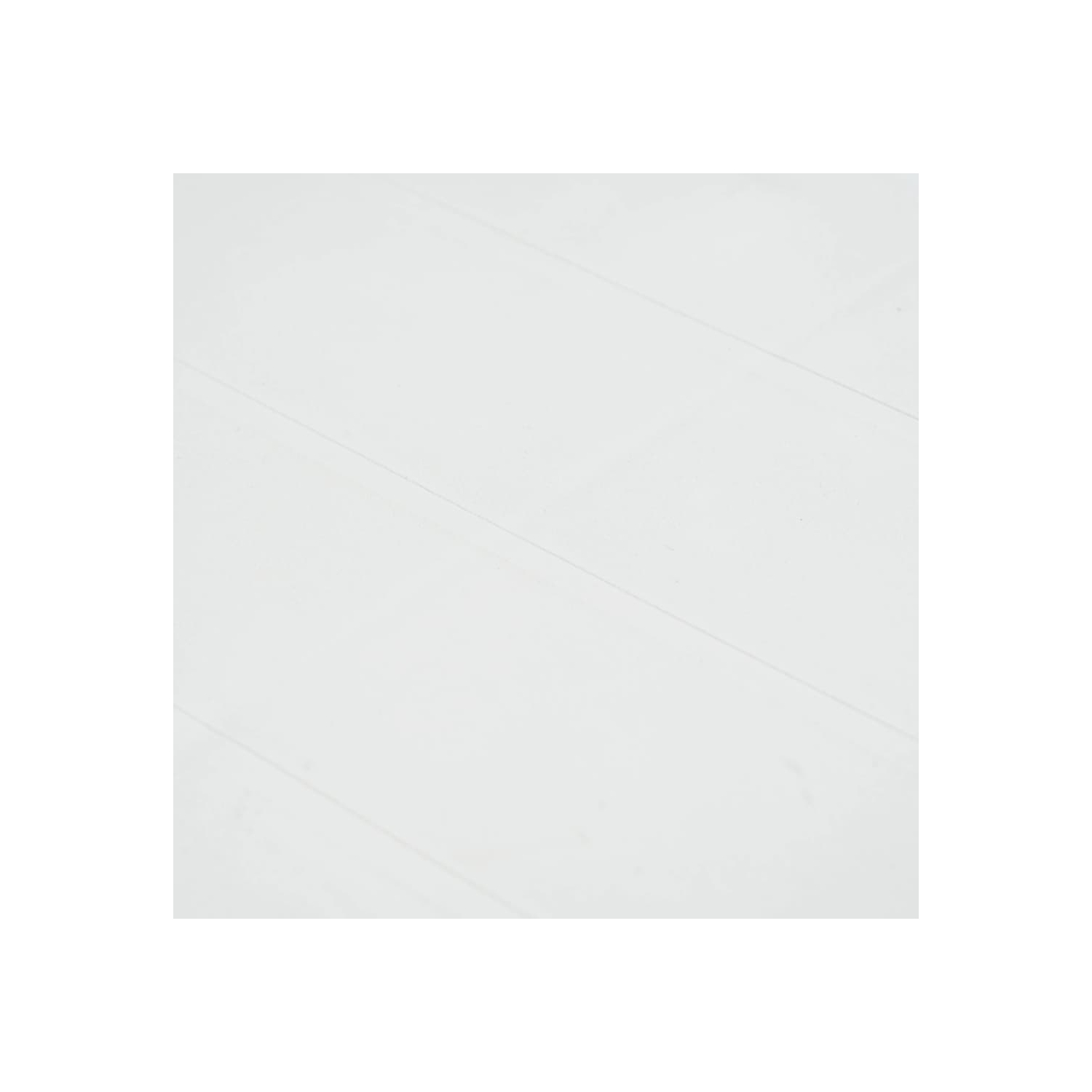 vidaXL Patio Table White 59"x35.4"x28.3" Plastic Rattan Look