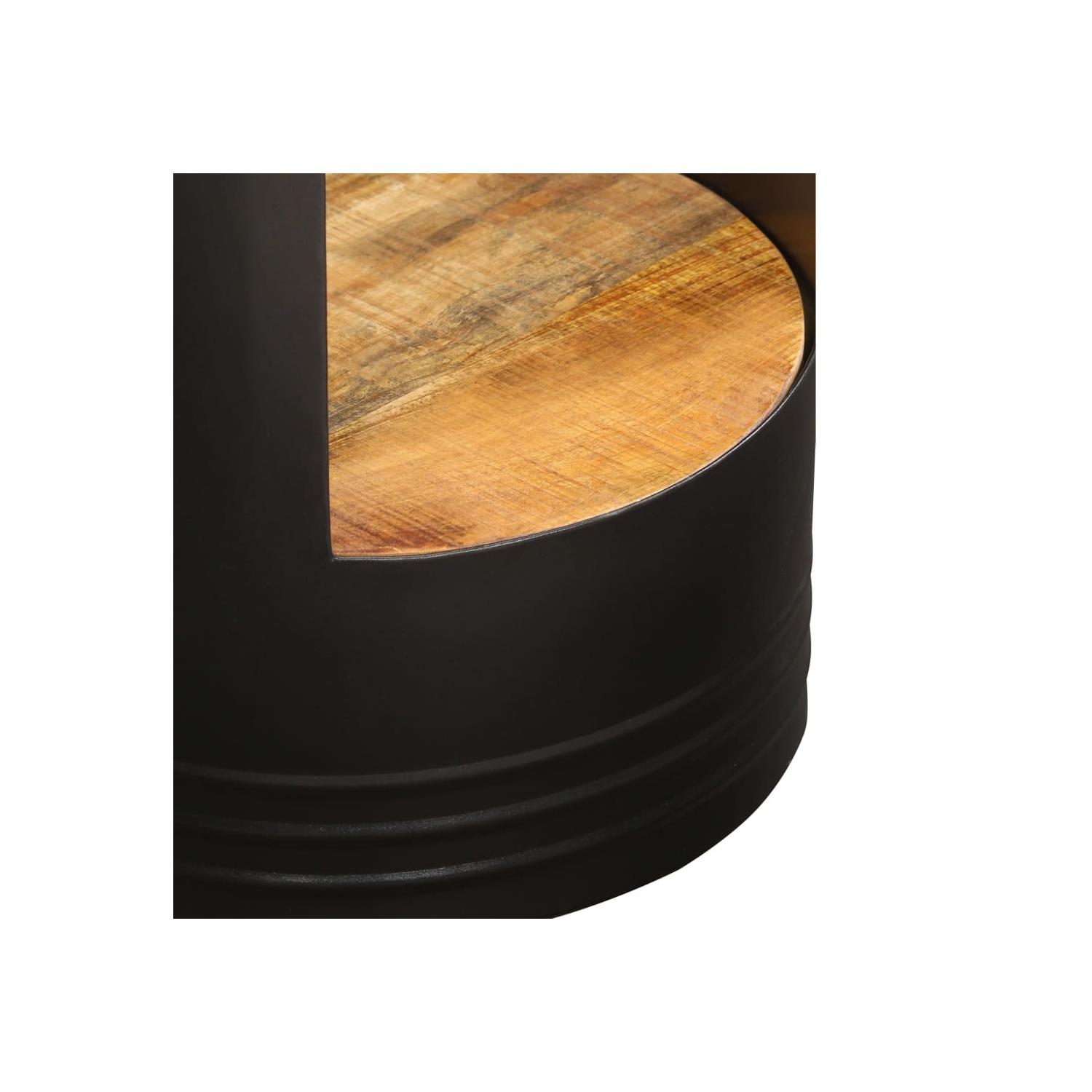 vidaXL Coffee Table 16.9"x21.7" Solid Mango Wood