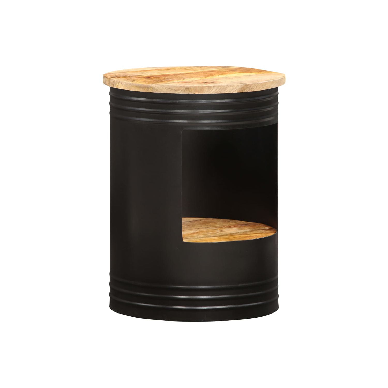 vidaXL Coffee Table 16.9"x21.7" Solid Mango Wood