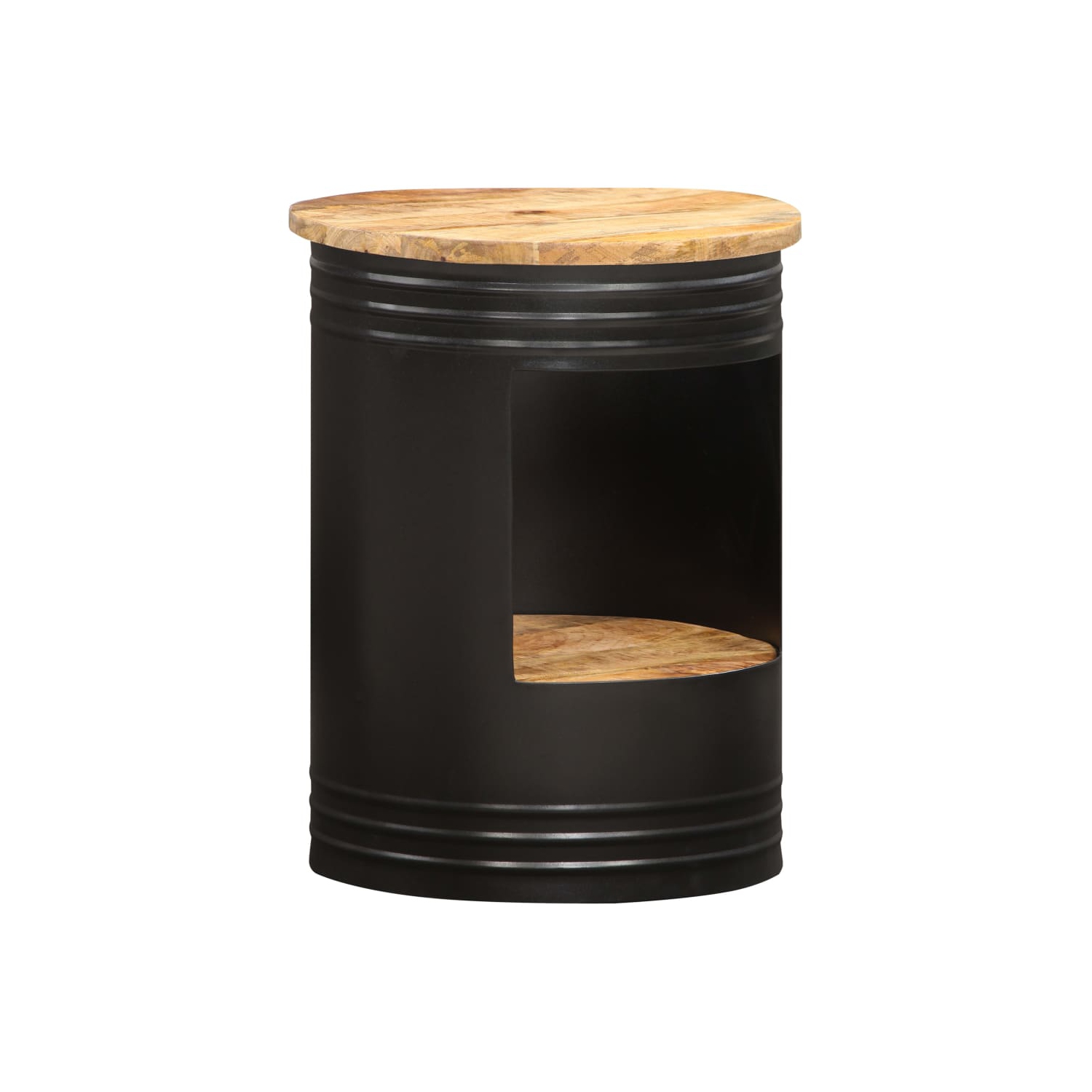 vidaXL Coffee Table 16.9"x21.7" Solid Mango Wood