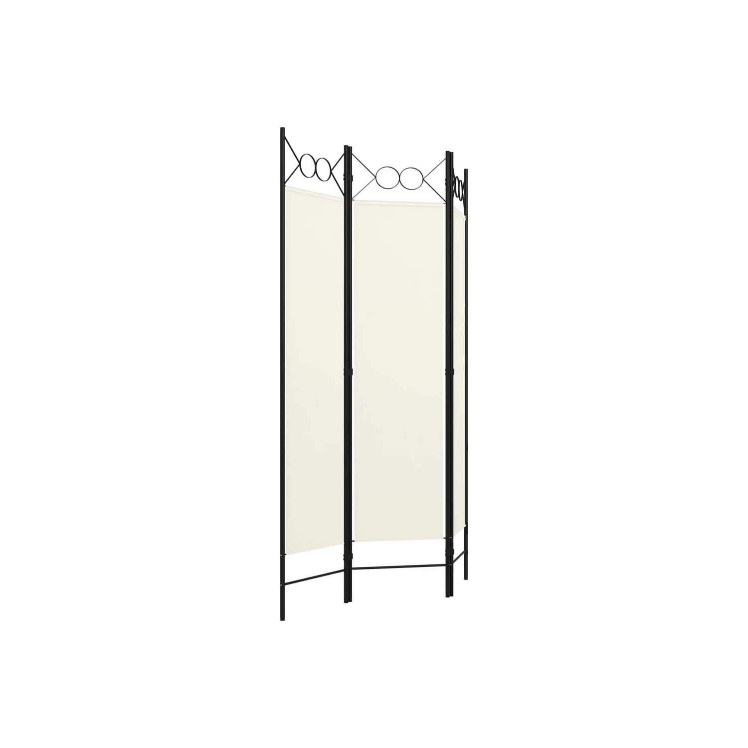vidaXL 3-Panel Room Divider Cream White 47.2"x70.9"
