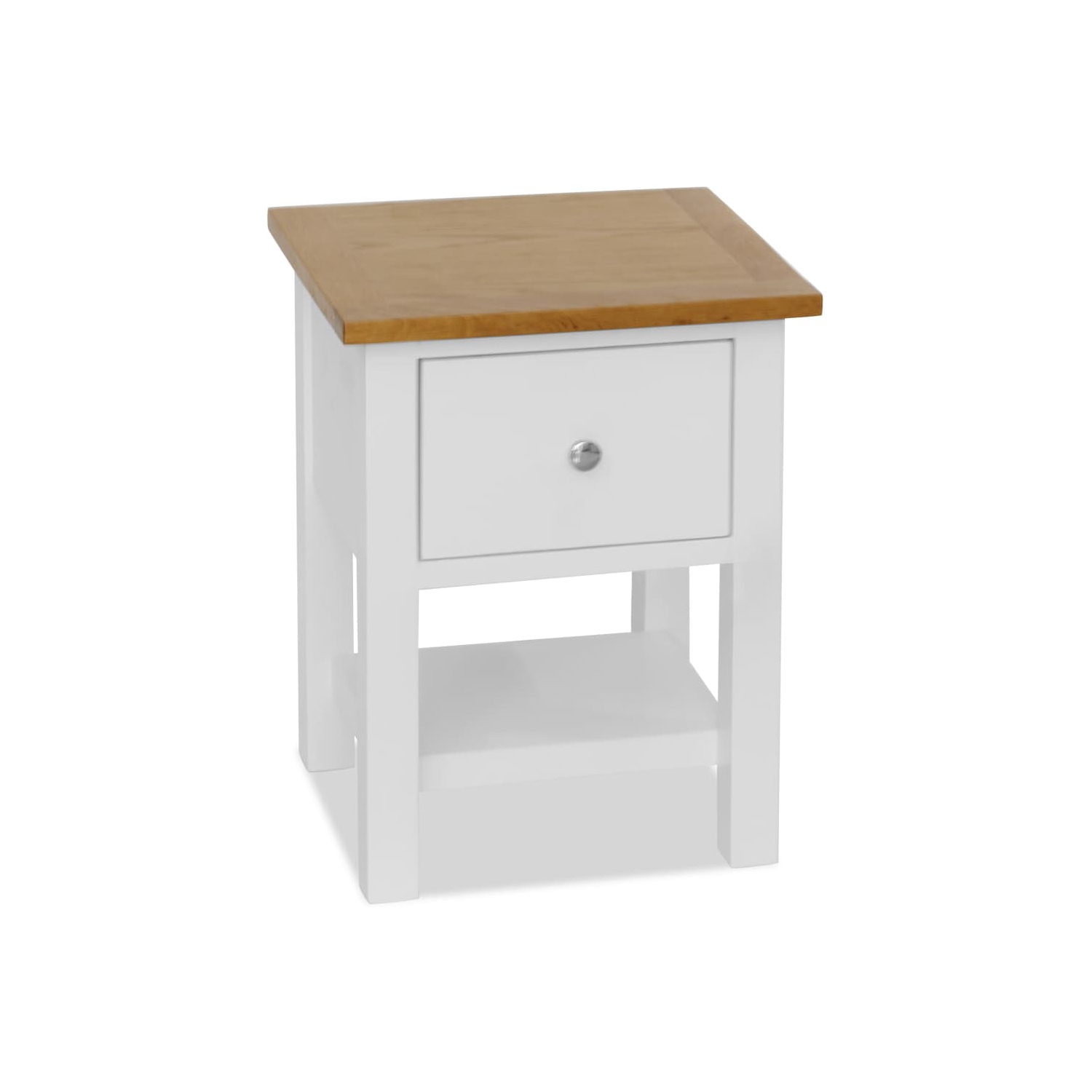 vidaXL Nightstand 14.2"x11.8"x18.5" Solid Oak Wood