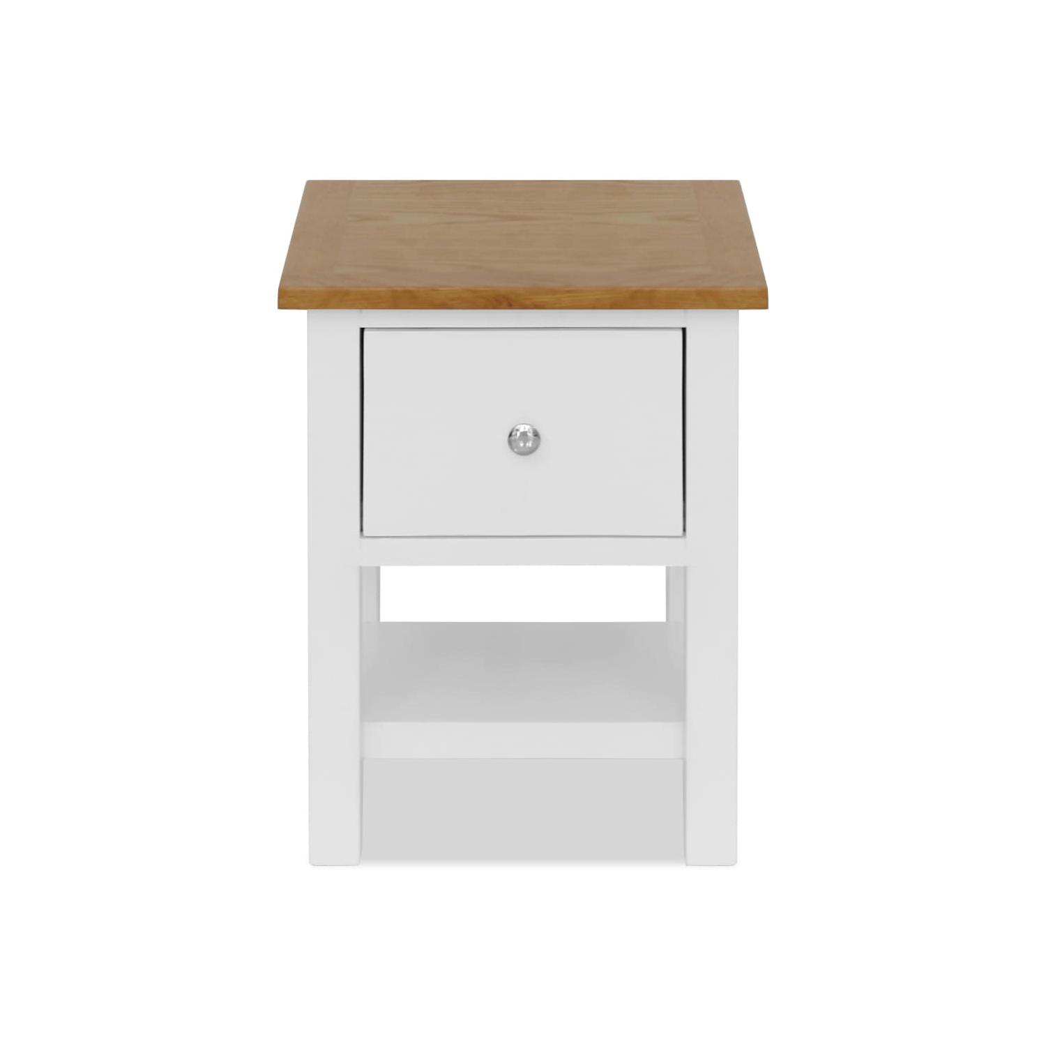 vidaXL Nightstand 14.2"x11.8"x18.5" Solid Oak Wood