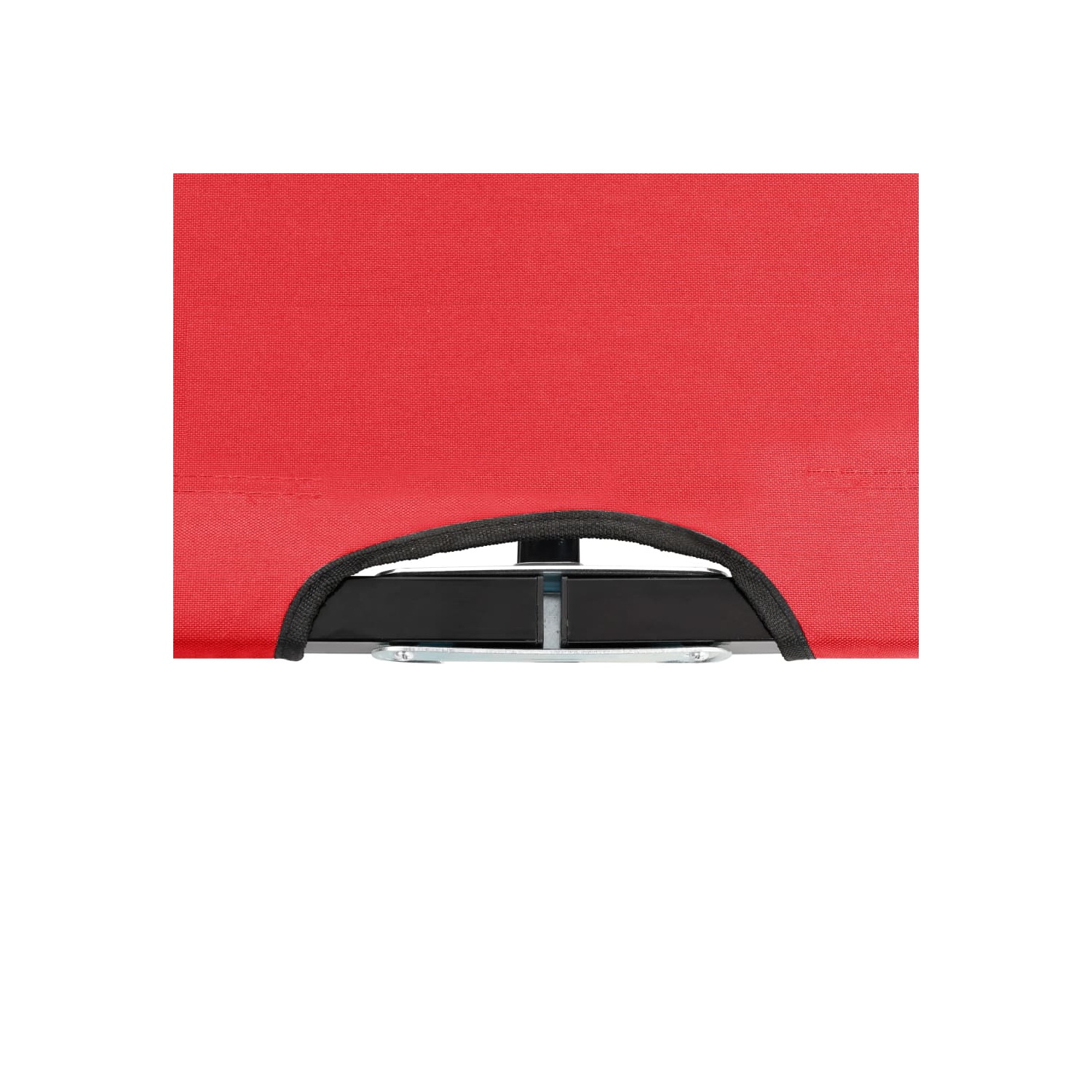 vidaXL Two Person Folding Sun Lounger Red Steel