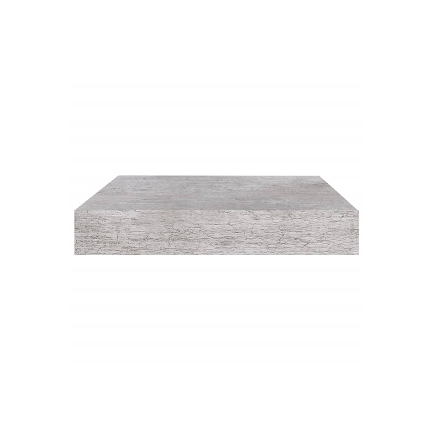 vidaXL Floating Wall Shelf Concrete Gray 9.1"x9.3"x1.5" MDF