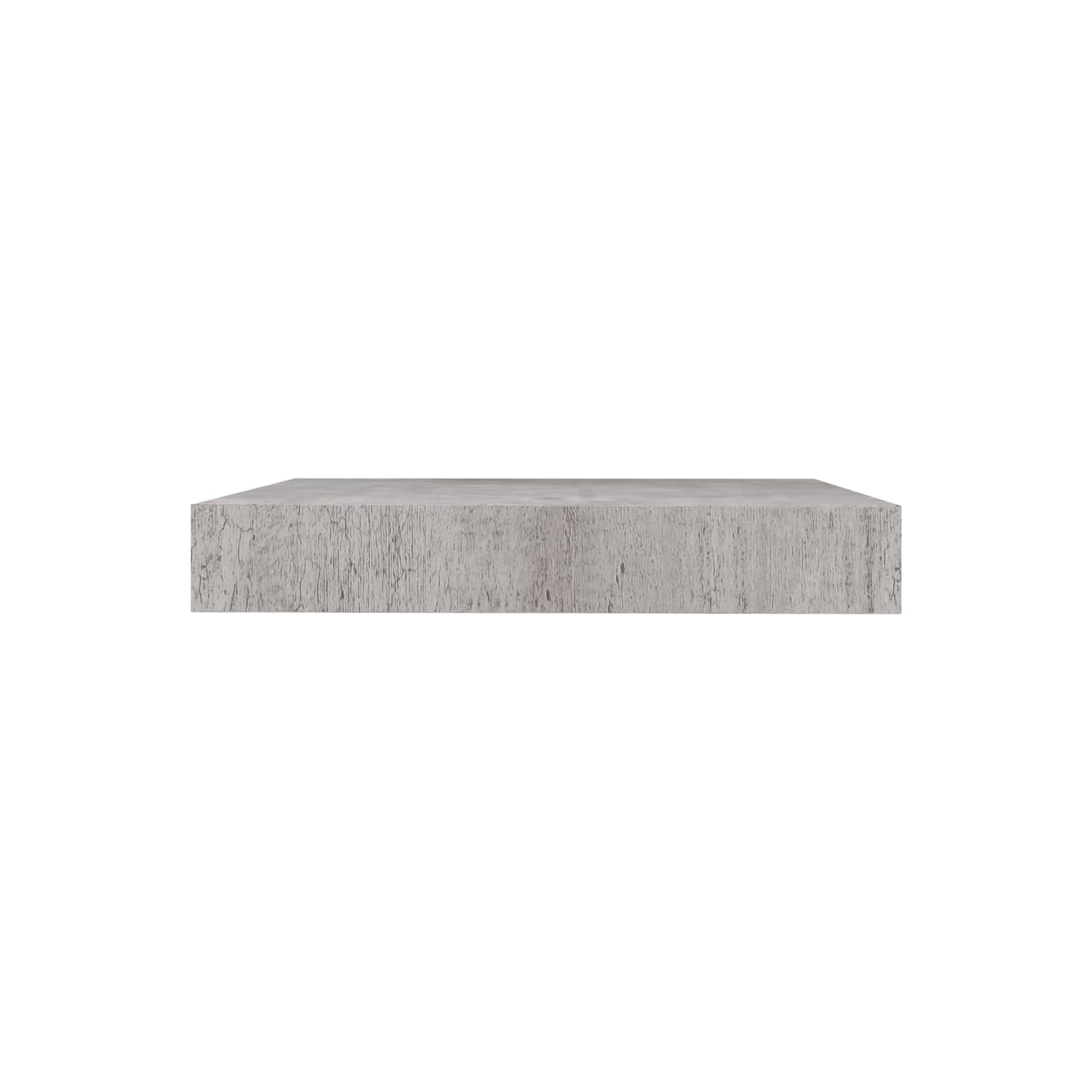 vidaXL Floating Wall Shelf Concrete Gray 9.1"x9.3"x1.5" MDF