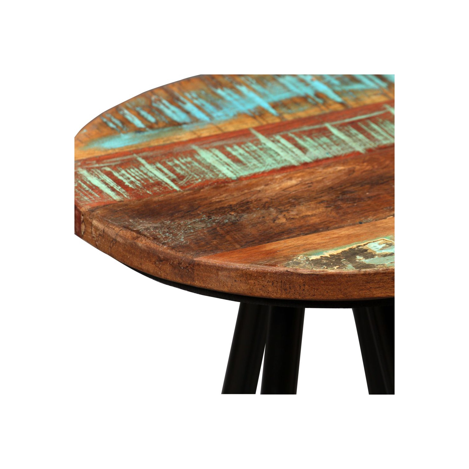 vidaXL Bar Stools 2 pcs Solid Reclaimed Wood