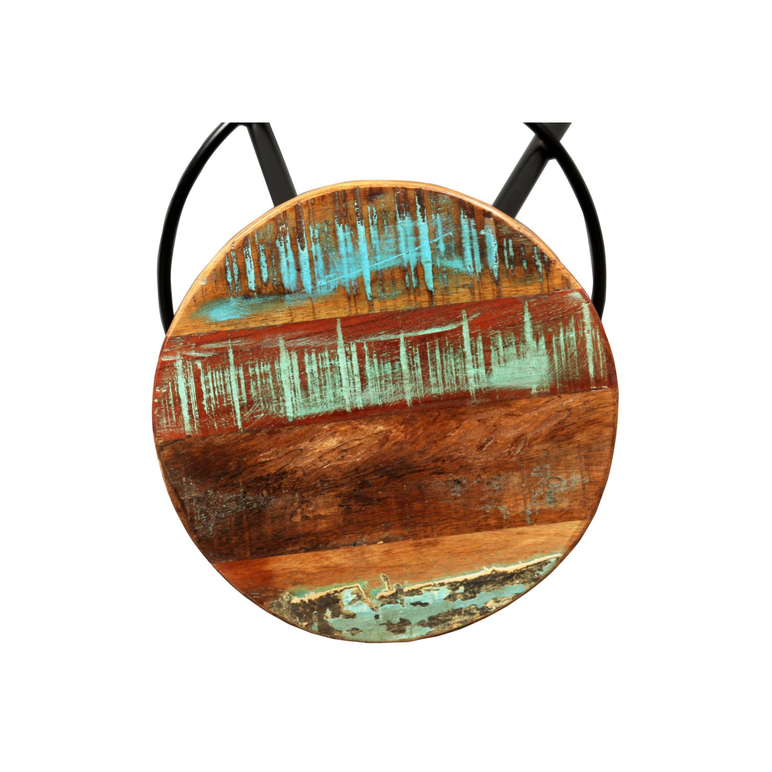 vidaXL Bar Stools 2 pcs Solid Reclaimed Wood