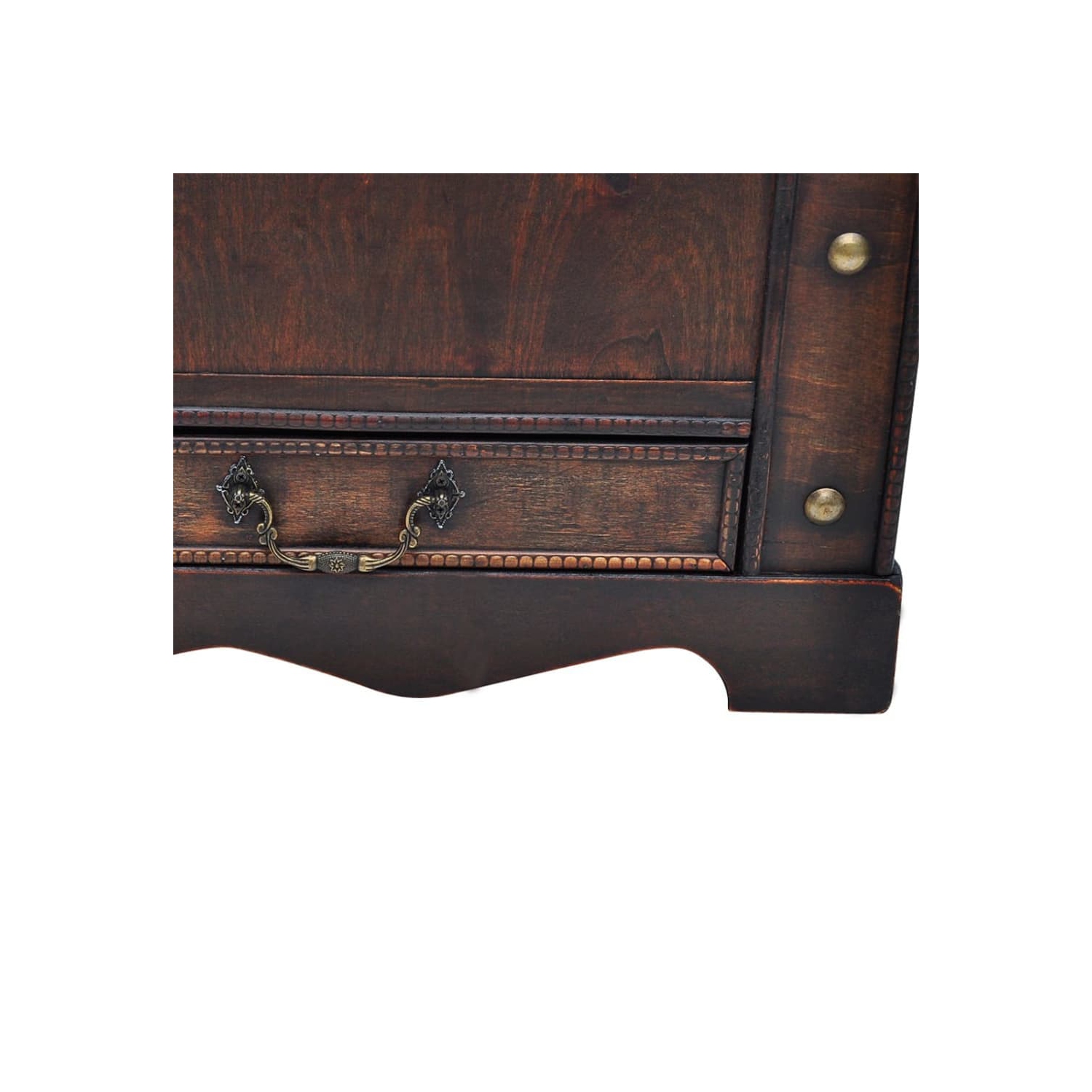 vidaXL Wooden Treasure Chest Large Brown