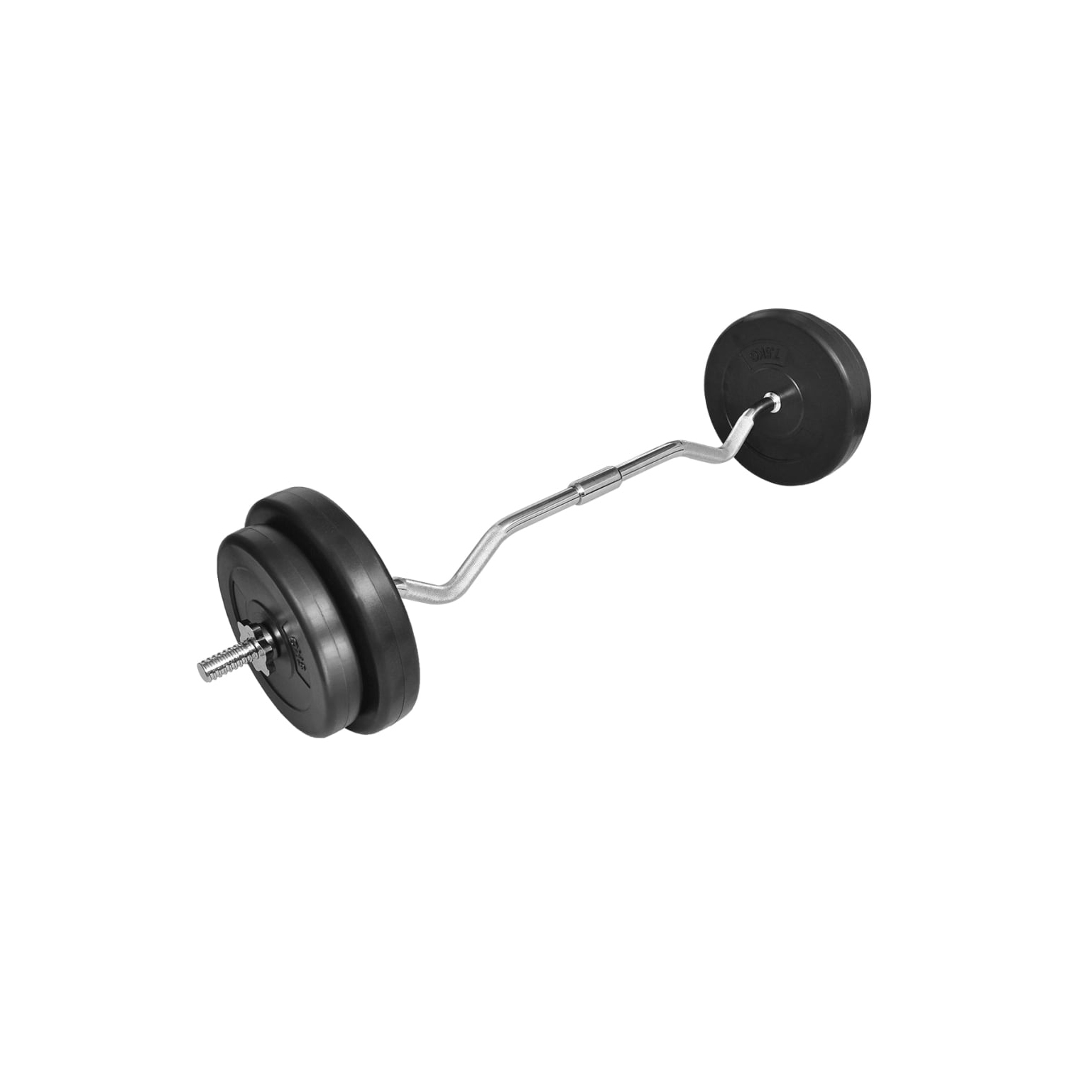 66.1 lb Curl Bar with Weights