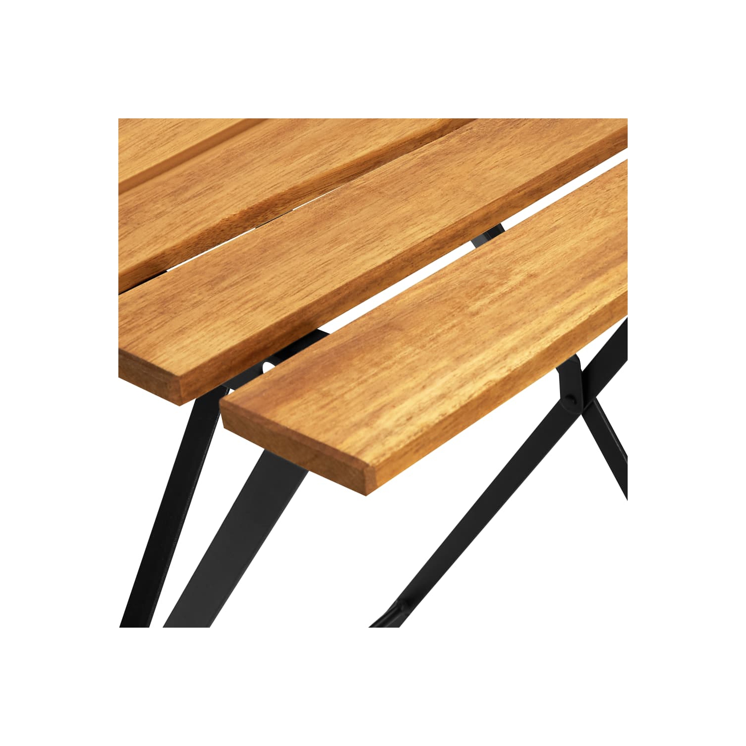 vidaXL Bistro Table 21.7"x21.3"x28" Solid Acacia Wood