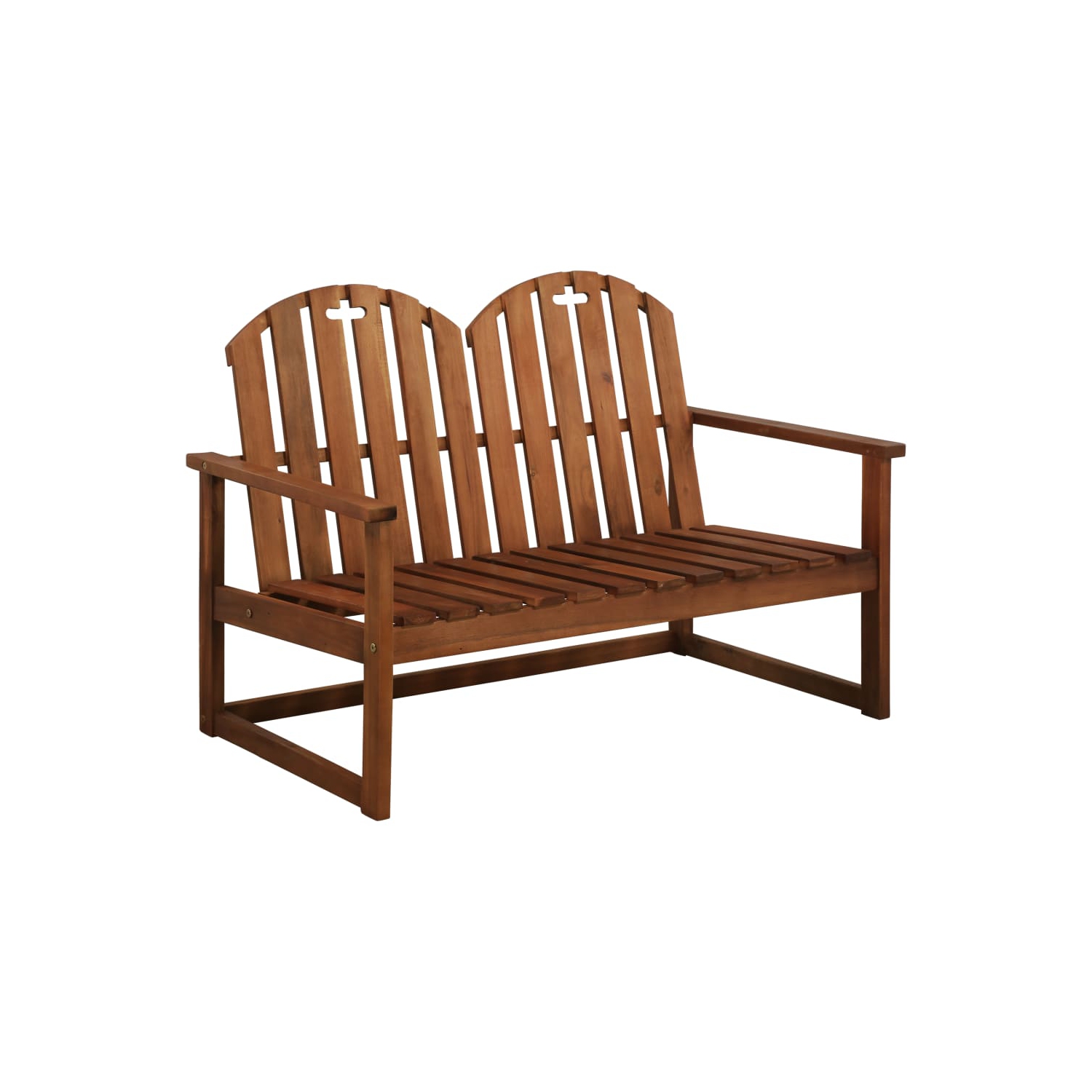 vidaXL 4 Piece Patio Lounge Set Solid Acacia Wood