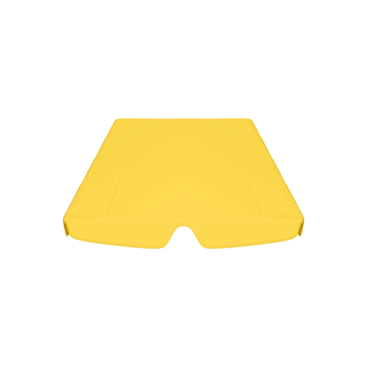 Auvent de rechange VidaXL pour balancelle de jardin, jaune, 74 po/66.1 po x 43,3 po/57.1 po