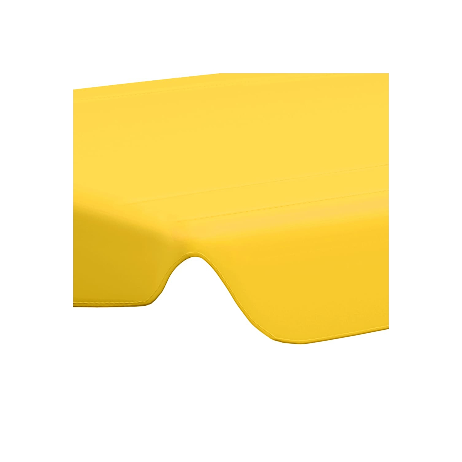 Auvent de rechange VidaXL pour balancelle de jardin, jaune, 74 po/66.1 po x 43,3 po/57.1 po
