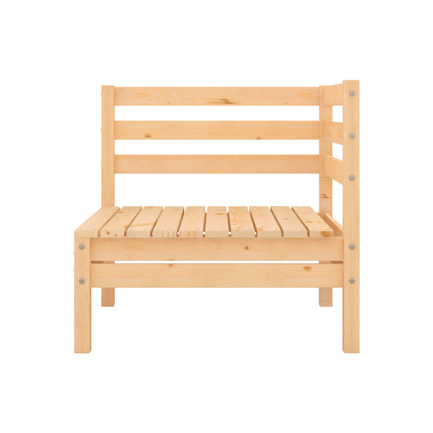 vidaXL 4 Piece Patio Lounge Set Solid Pinewood