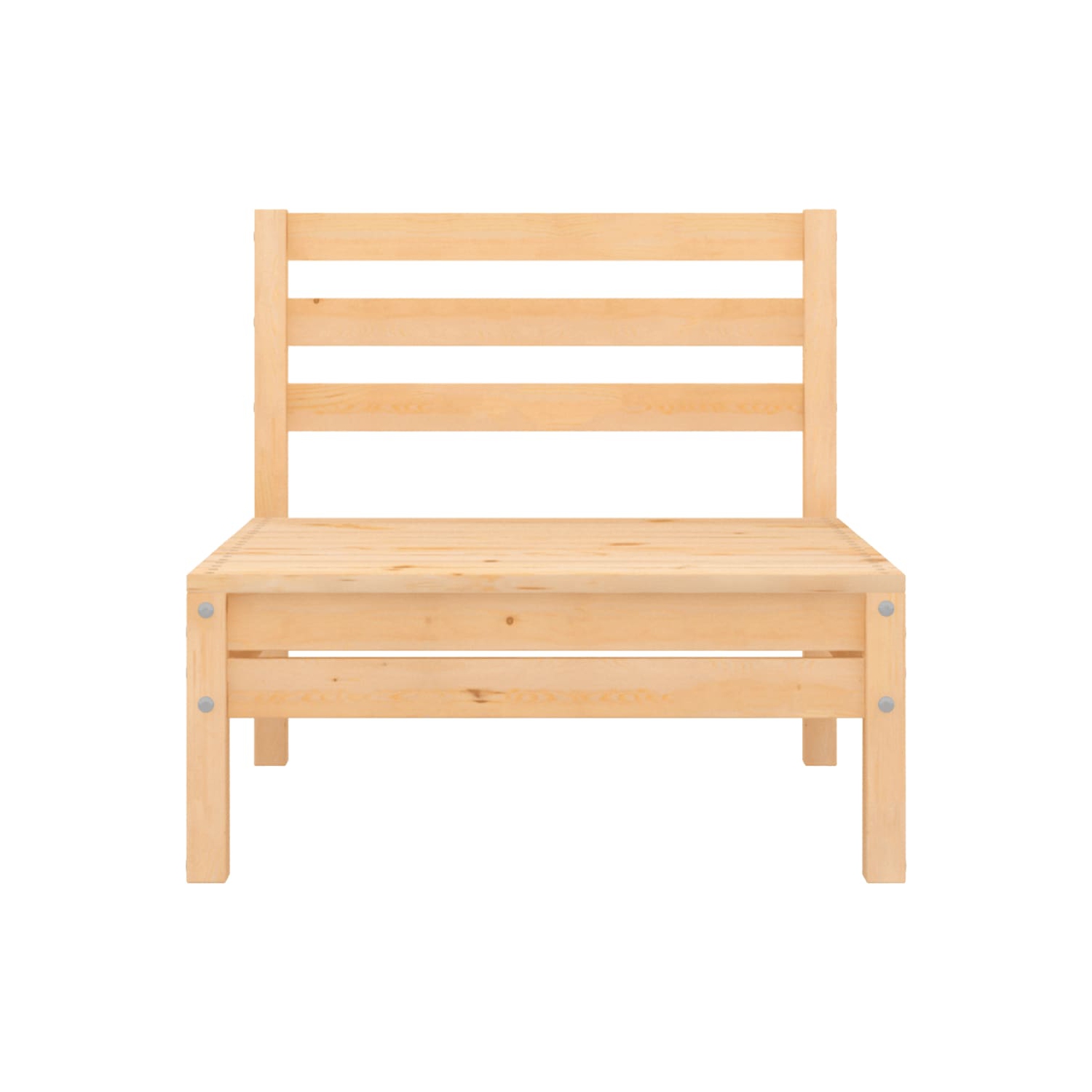 vidaXL 4 Piece Patio Lounge Set Solid Pinewood