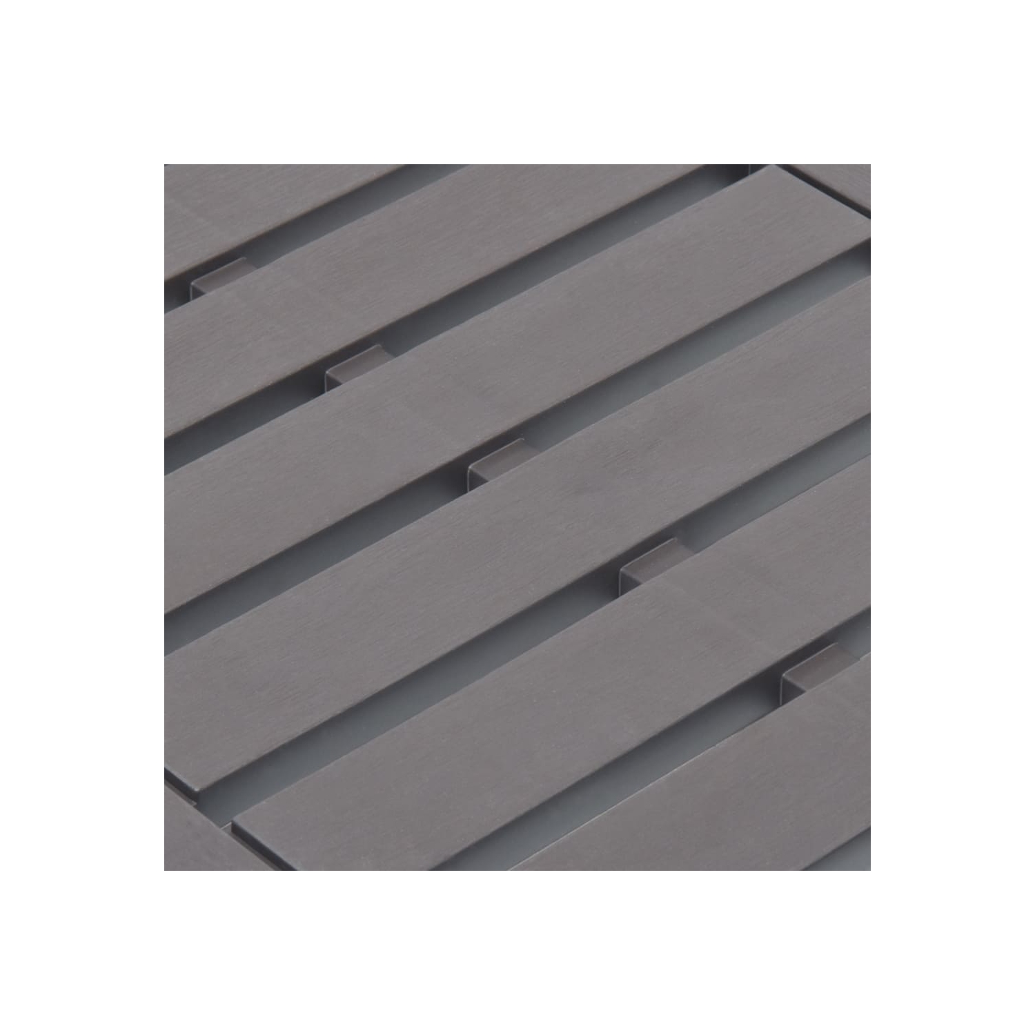 Table de jardin VidaXL en plastique moka, 30.7 x 21,7 x 15 po