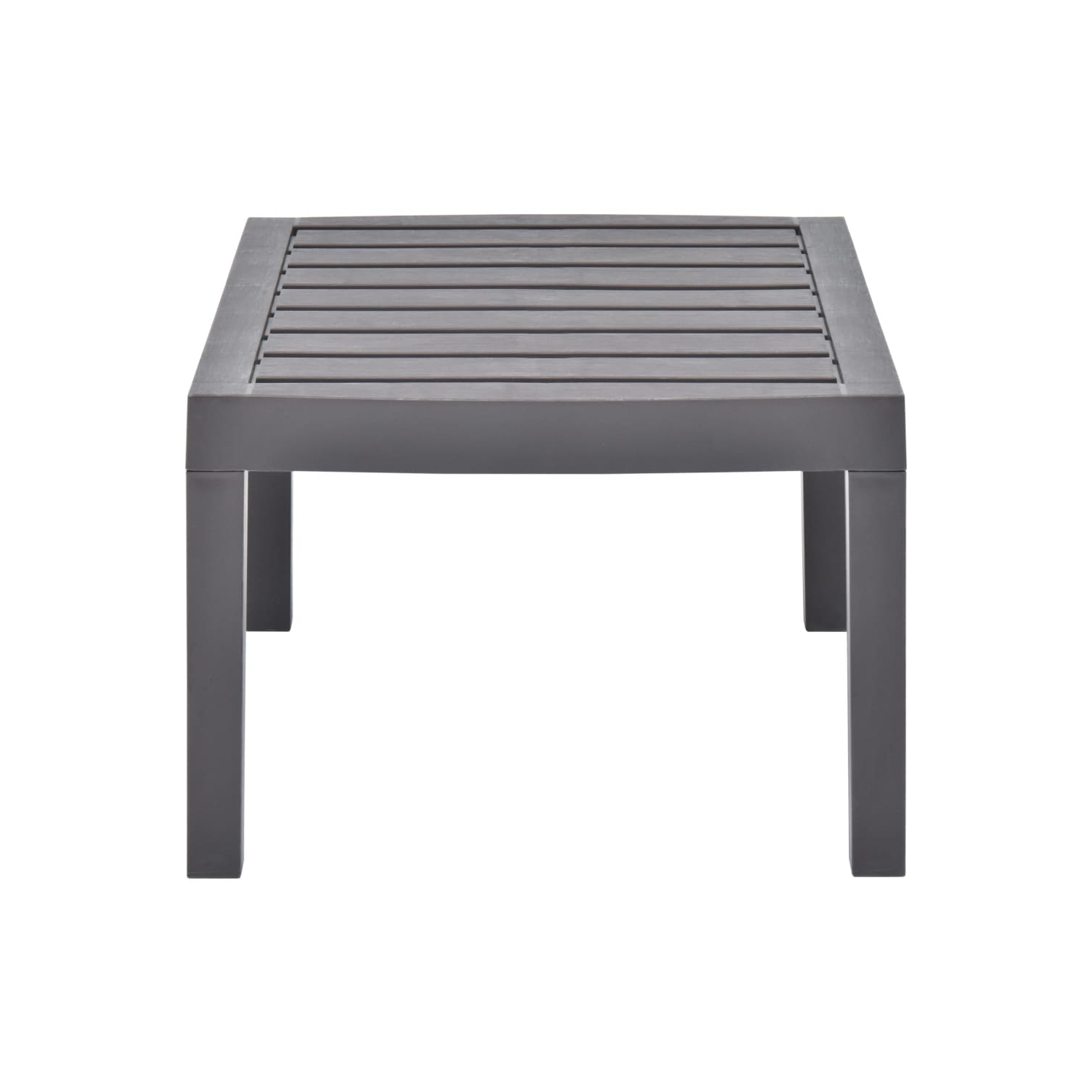 Table de jardin VidaXL en plastique moka, 30.7 x 21,7 x 15 po