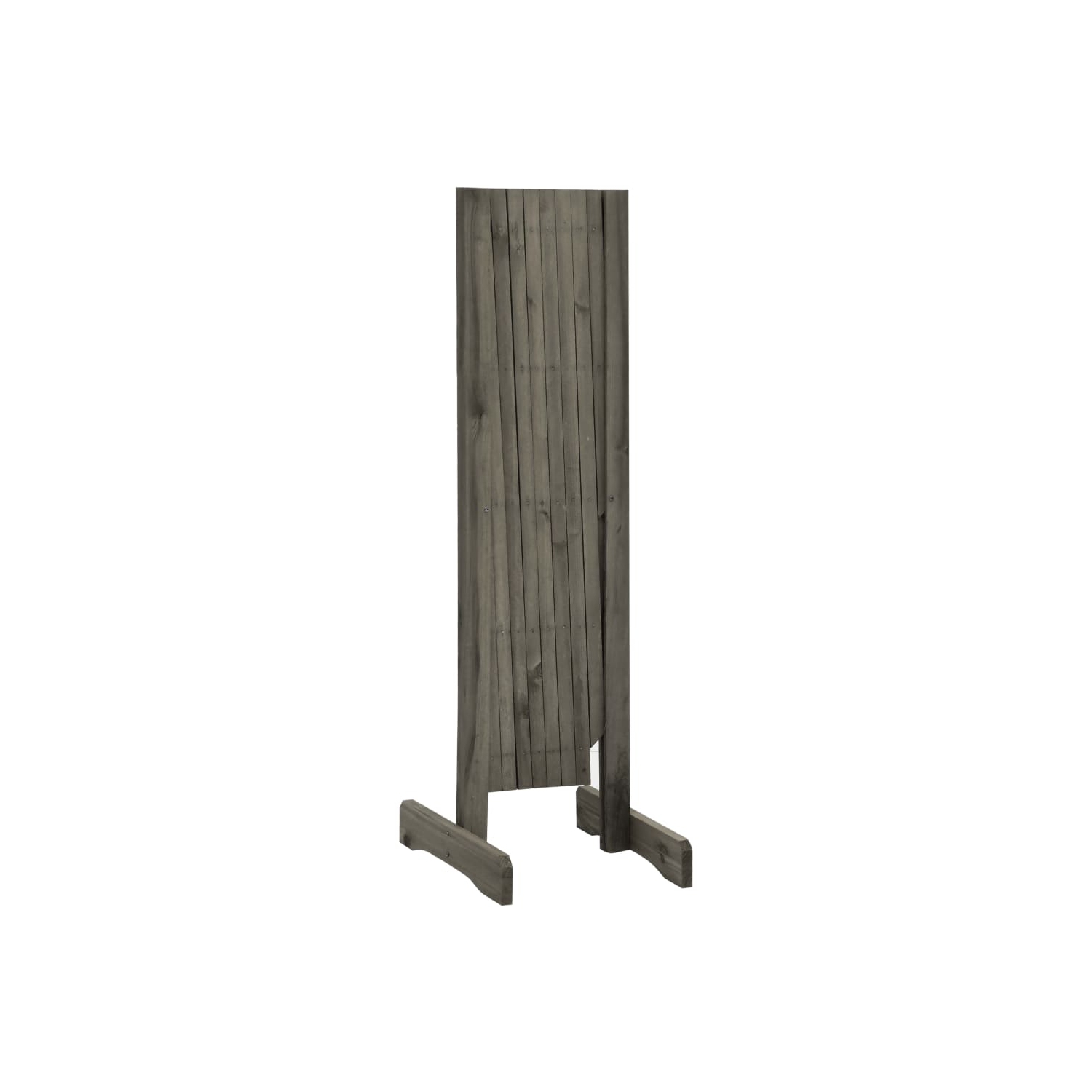 vidaXL Garden Trellis Fence Gray 59.1"x31.5" Solid Firwood