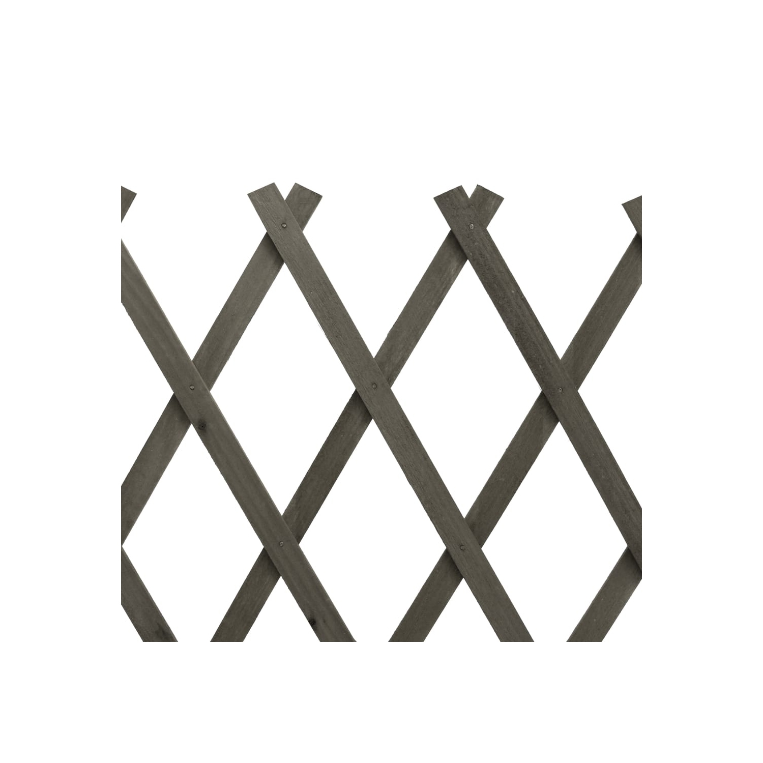 vidaXL Garden Trellis Fence Gray 59.1"x31.5" Solid Firwood