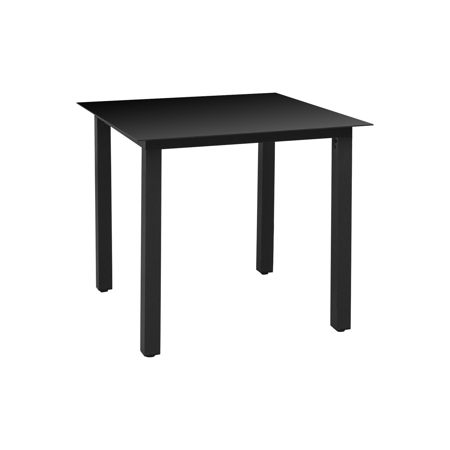 vidaXL 3 Piece Patio Dining Set Black and Brown