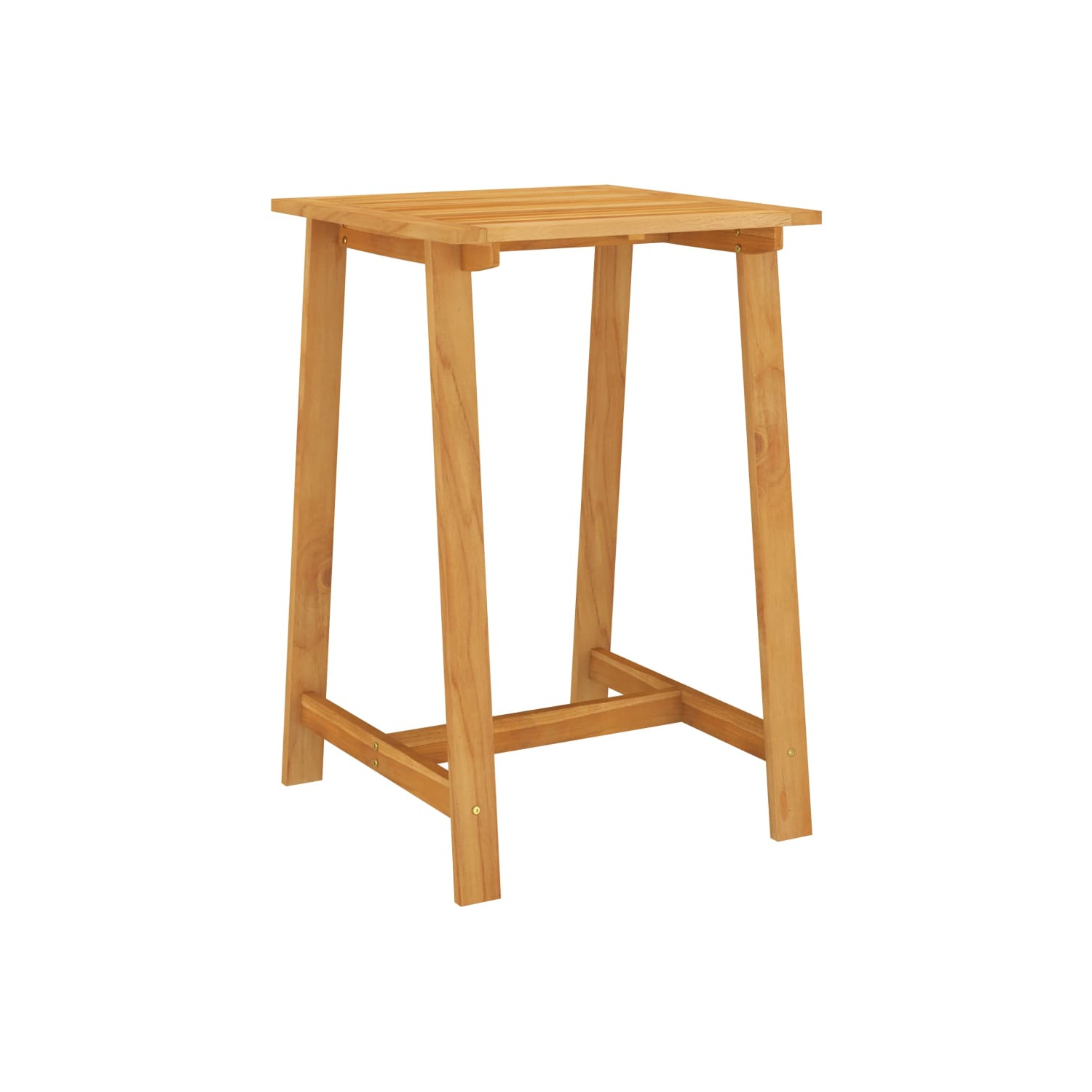 vidaXL Garden Bar Table 27.6"x27.6"x40.9" Solid Acacia Wood