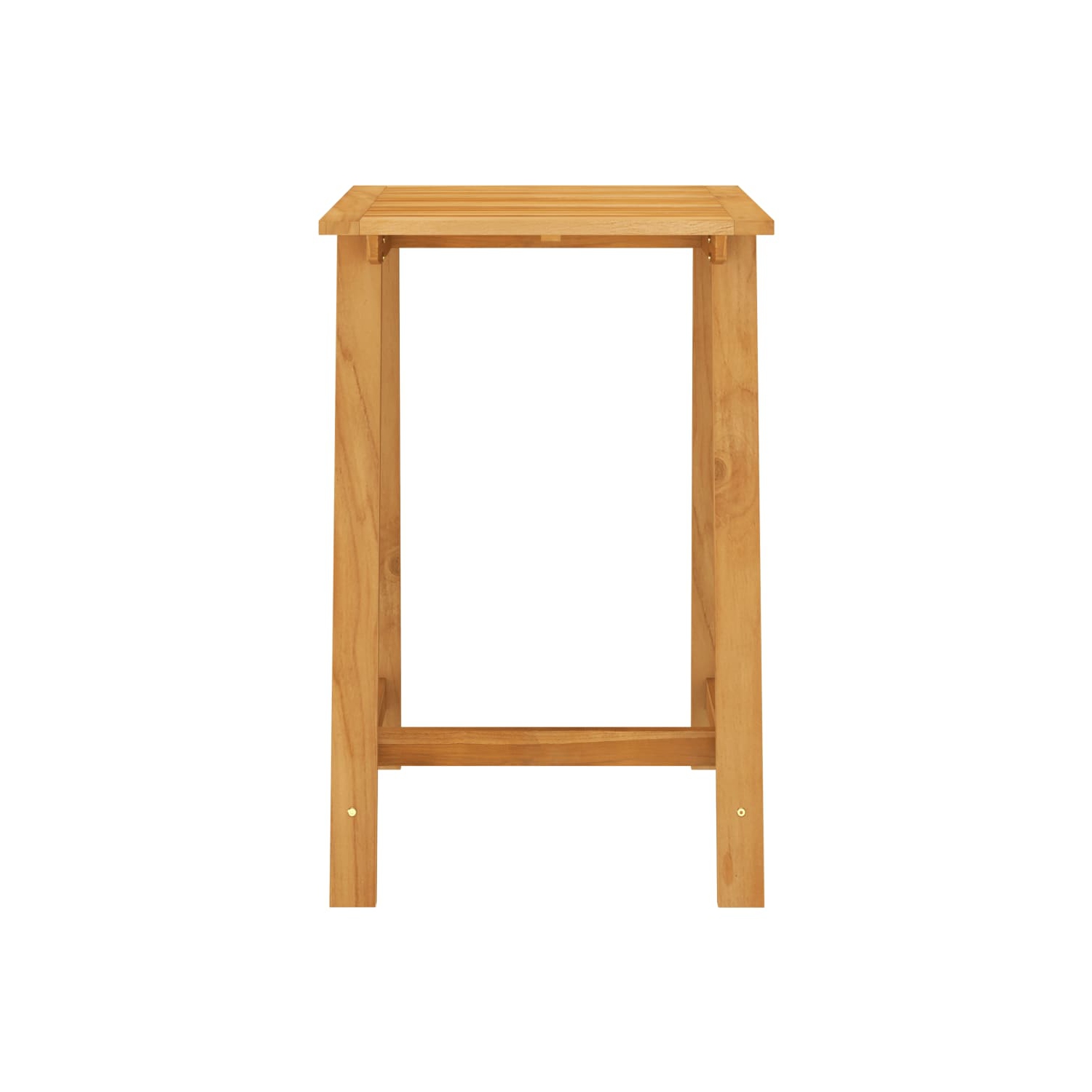 vidaXL Garden Bar Table 27.6"x27.6"x40.9" Solid Acacia Wood