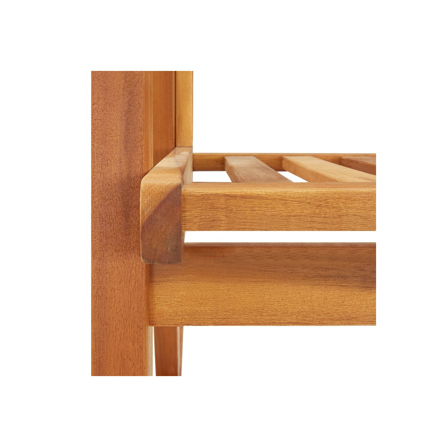 Chaise berçante VidaXL en bois d’acacia massif