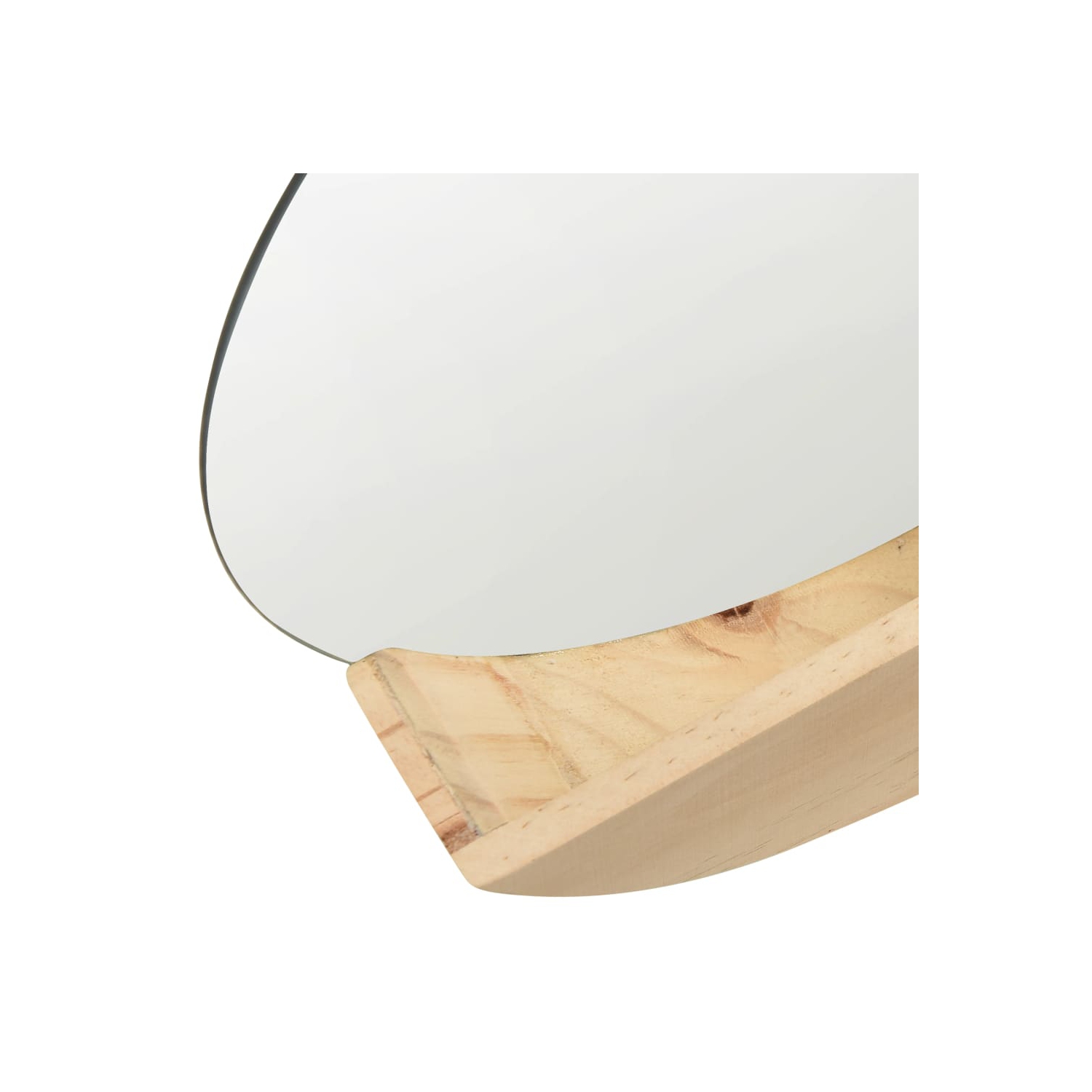 vidaXL Wall Mirror Solid Pinewood 13.8"