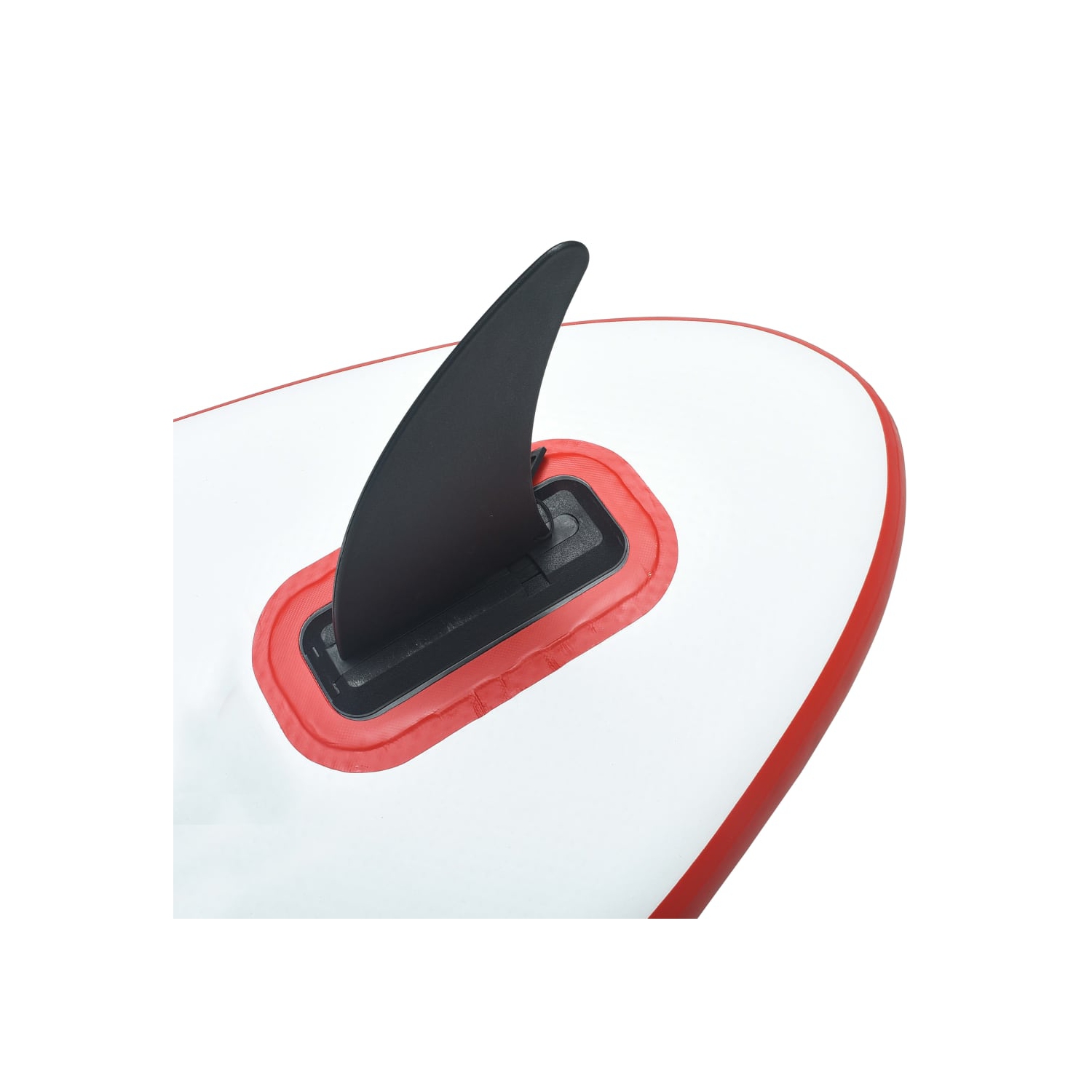 vidaXL Center Fin for Stand Up Paddle Board 7.2"x8.3" Plastic Black