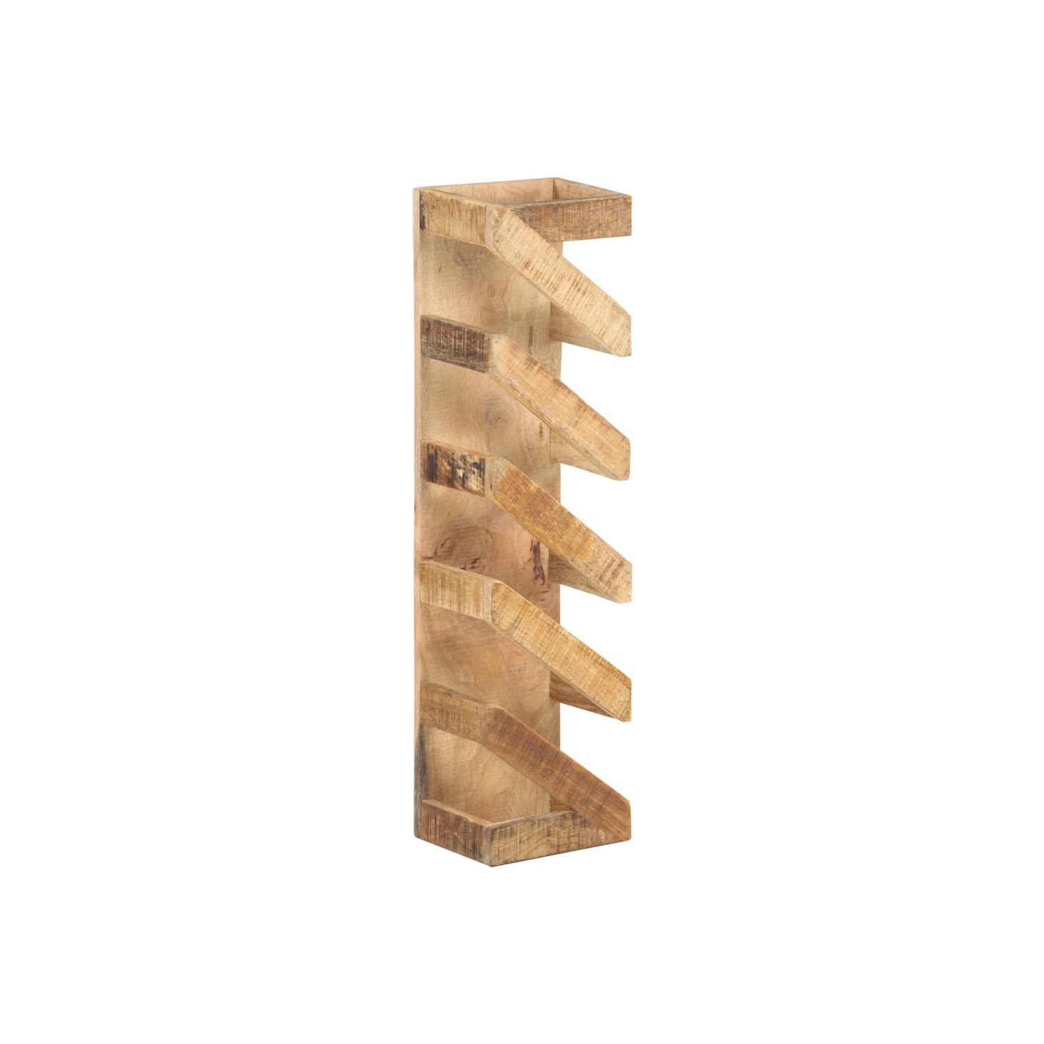 vidaXL Wine Rack for 5 Bottles Solid Mango Wood